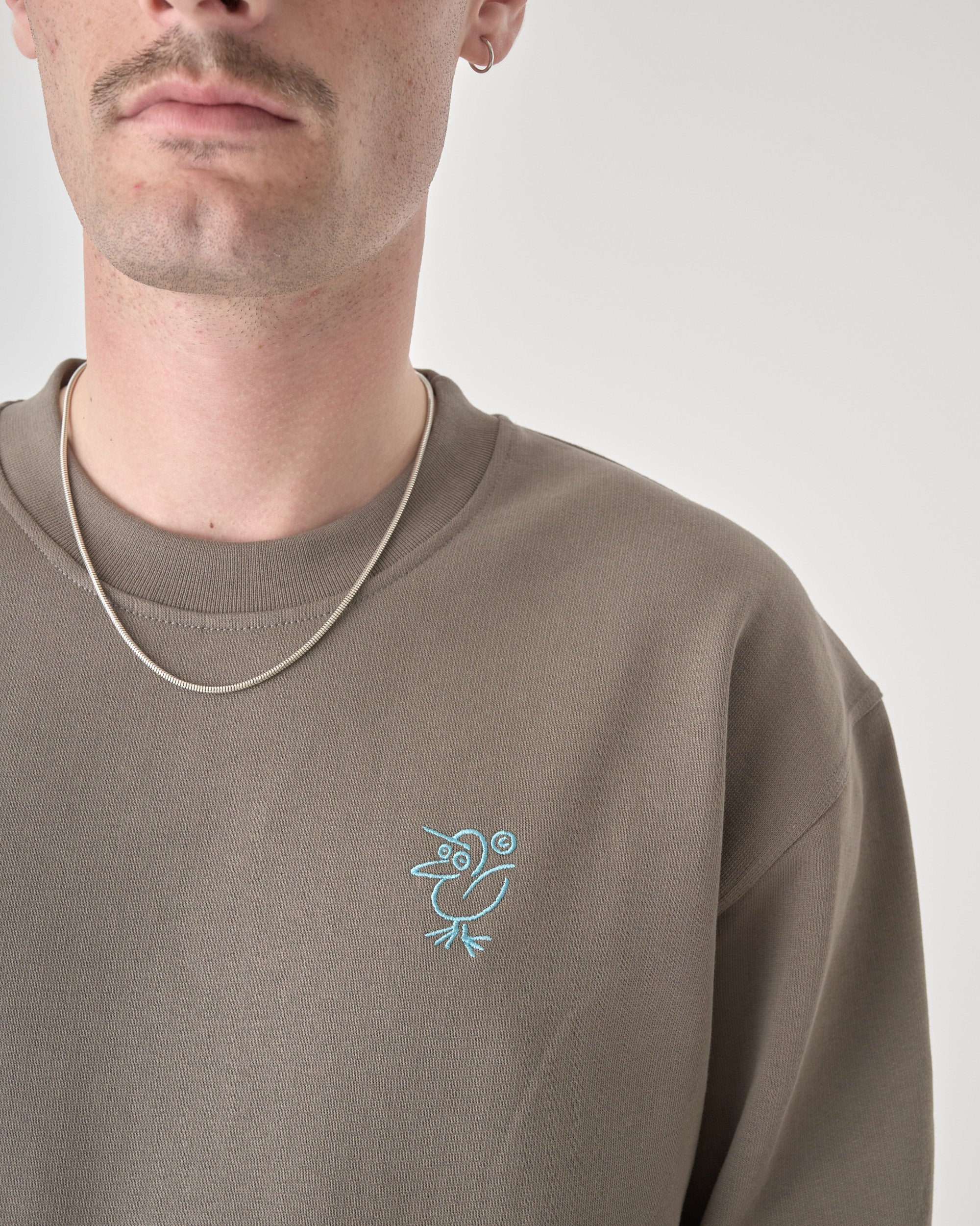 cleptomanicx-sketch-gull-crewneck-sweatshirt-m-bio-baumwolle image 5