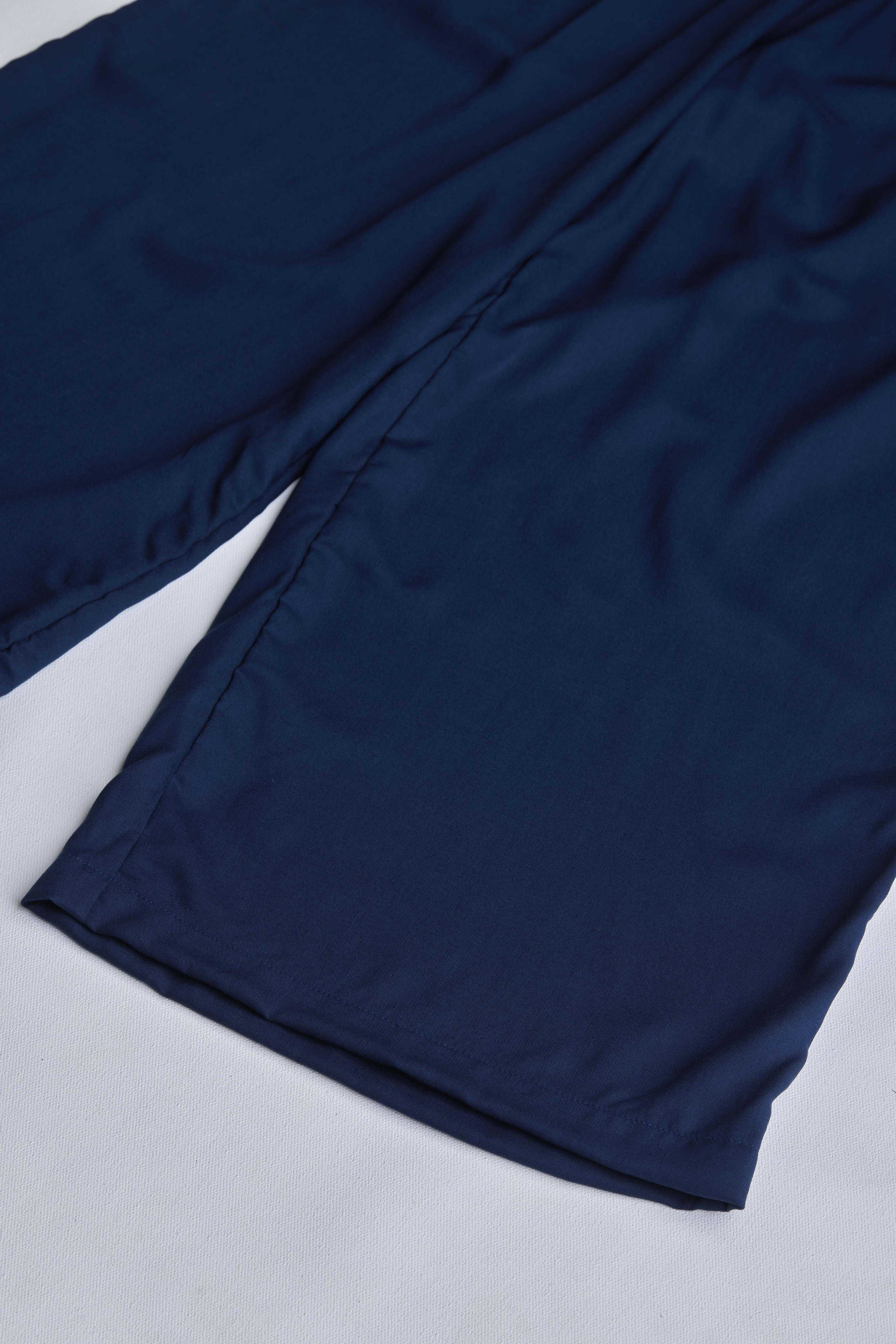 arniko-salome-pants-navy-stoffhose-rayon-weit image 3