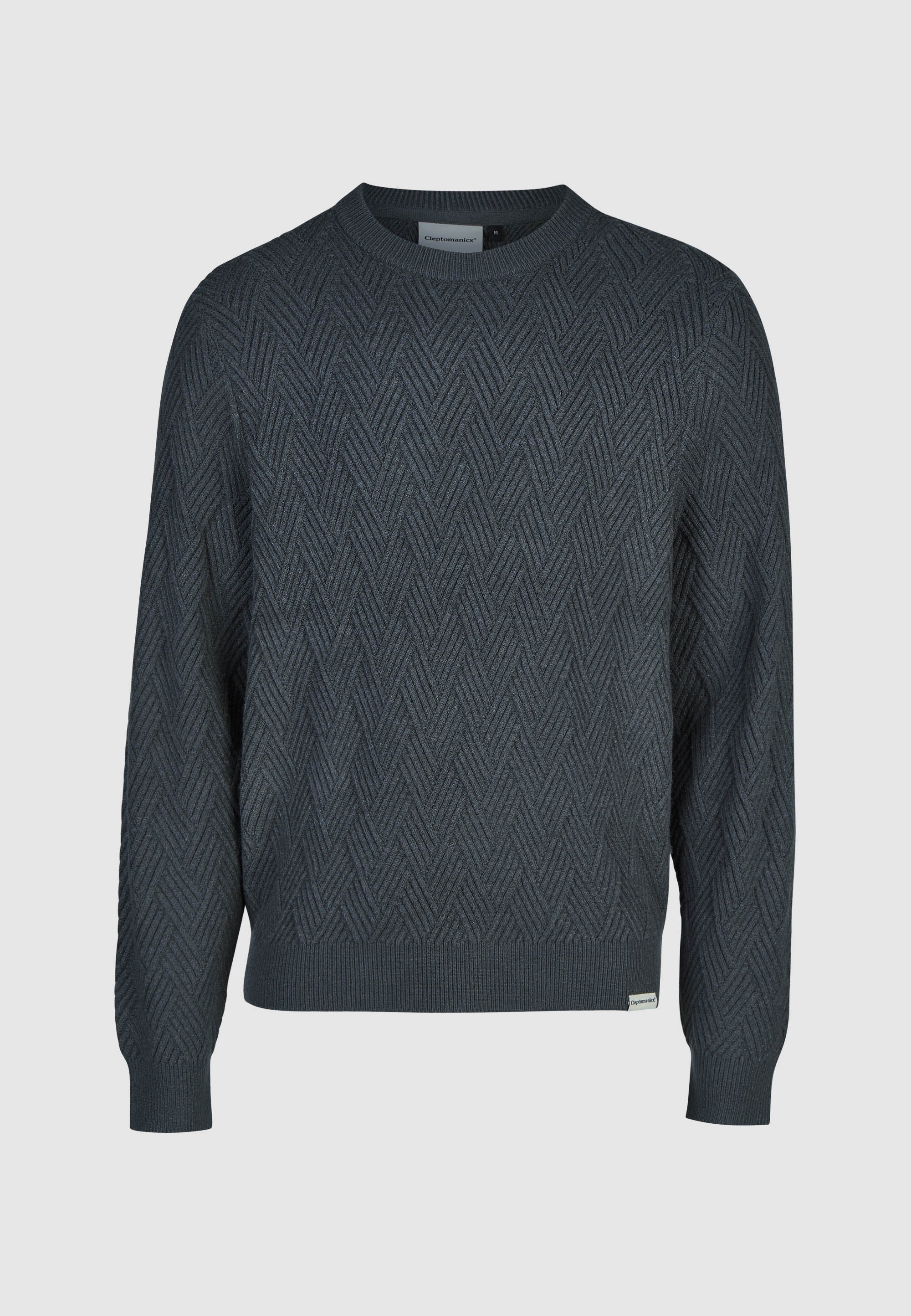 cleptomanicx-criss-cross-knit-strickpullover-viskose-mix image 1