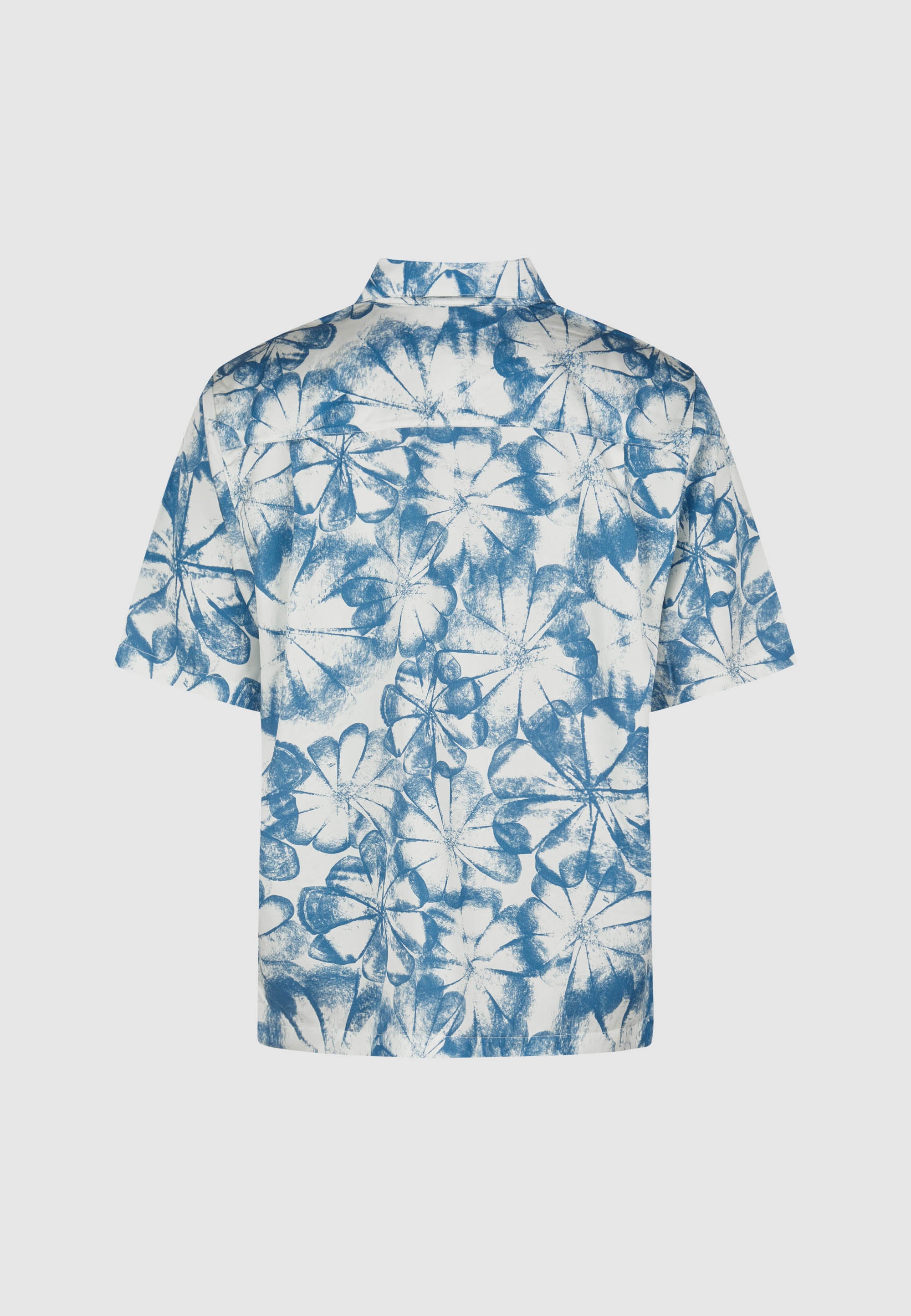 cleptomanicx-shirt-flowers-kurzarmhemd-lyocell-print image 3
