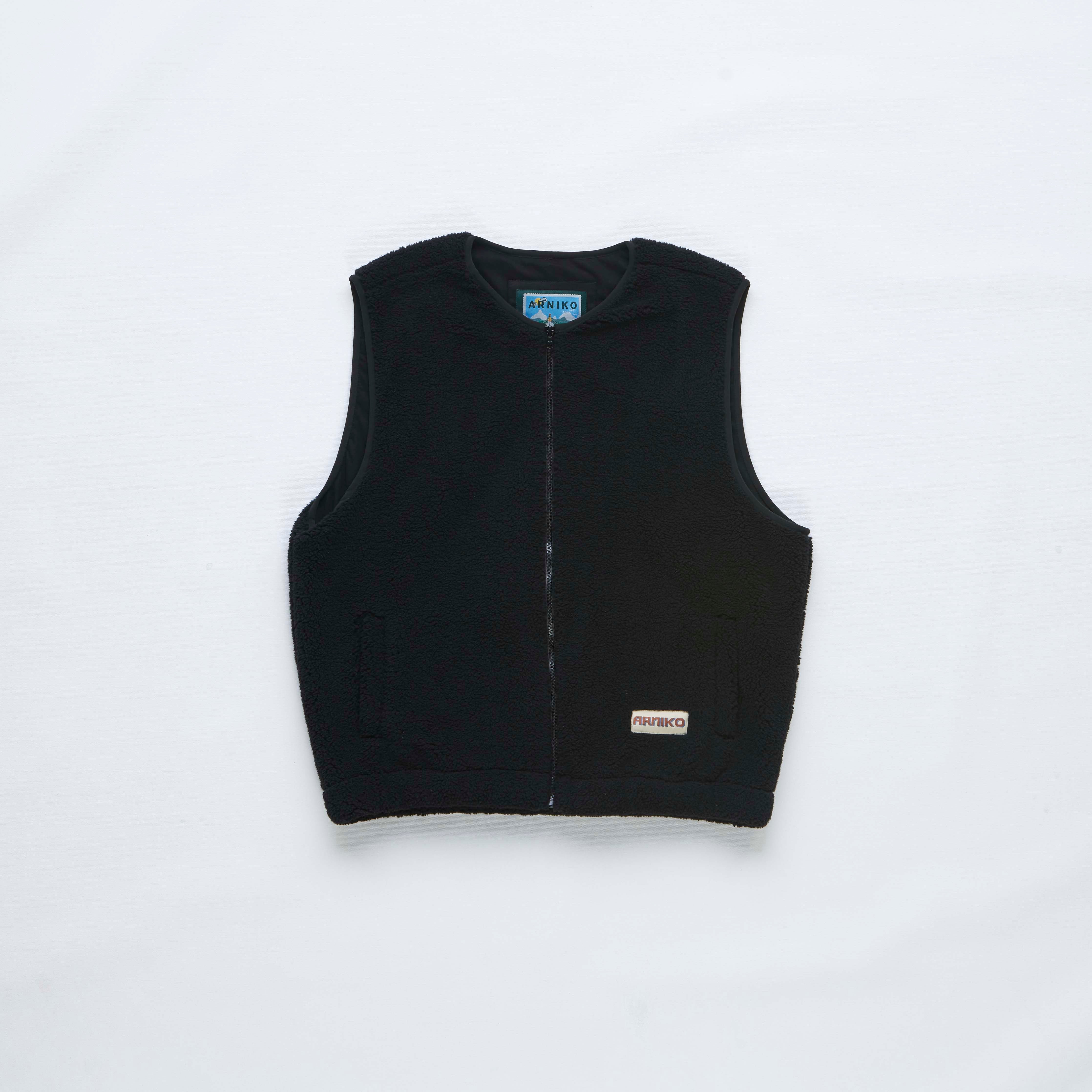 arniko-moha-weste-schwarz-unisex-recycling-fleece image 1