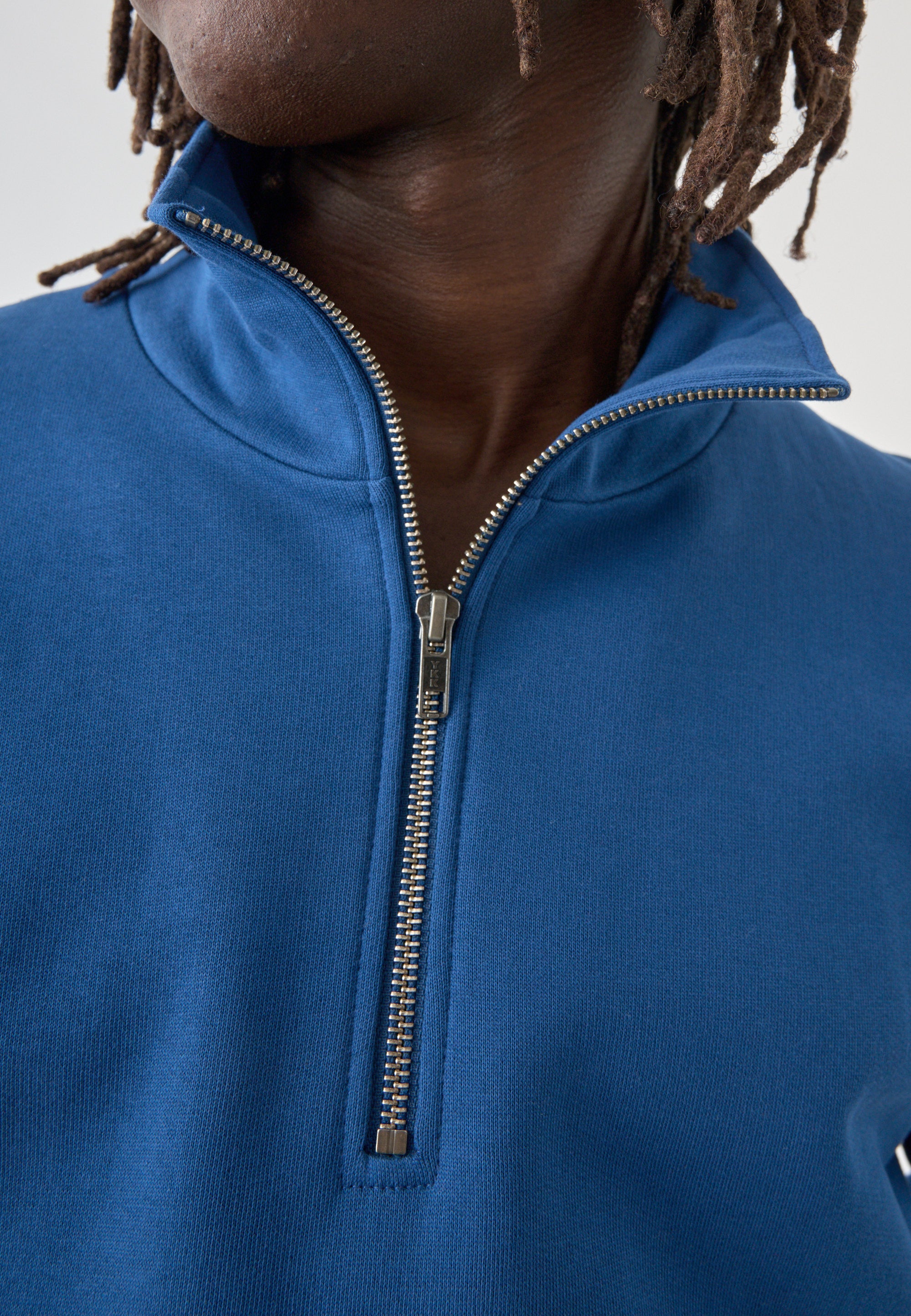 cleptomanicx-ligull-classic-quarter-zip-sweatshirt-troyer-bio-baumwolle image 4