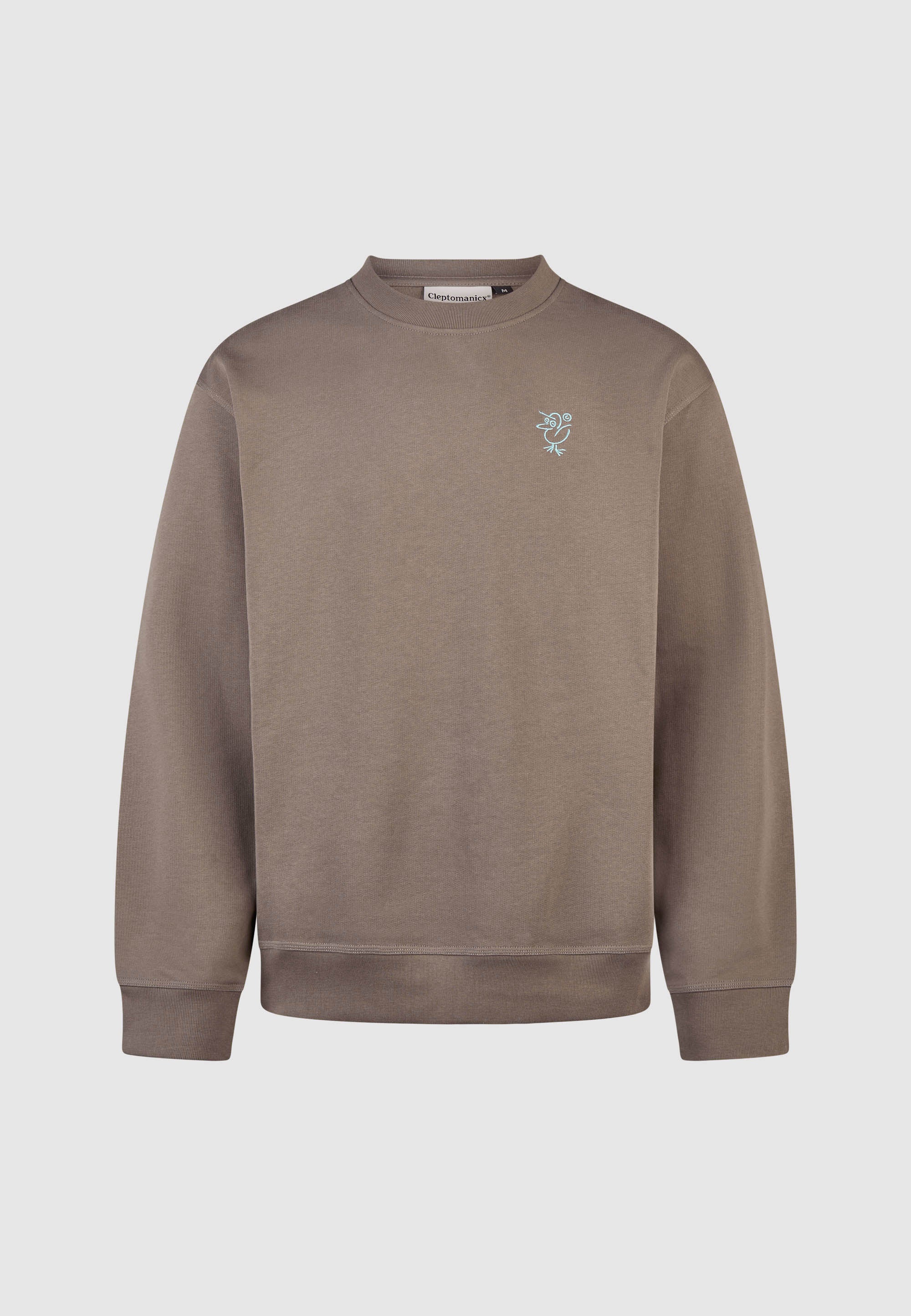 cleptomanicx-sketch-gull-crewneck-sweatshirt-m-bio-baumwolle image 1