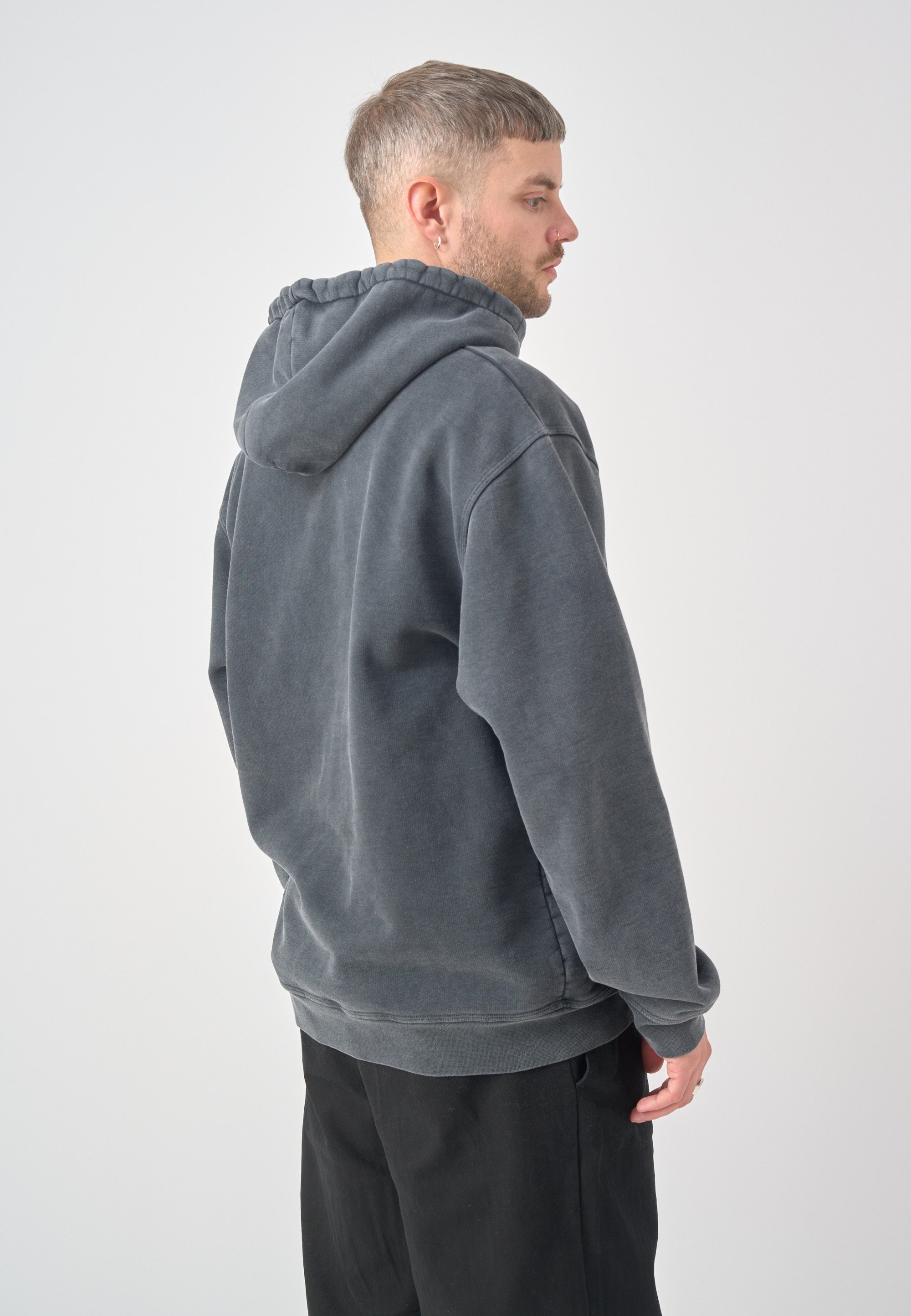 cleptomanicx-ligull-washed-boxy-hooded-hoodie image 4