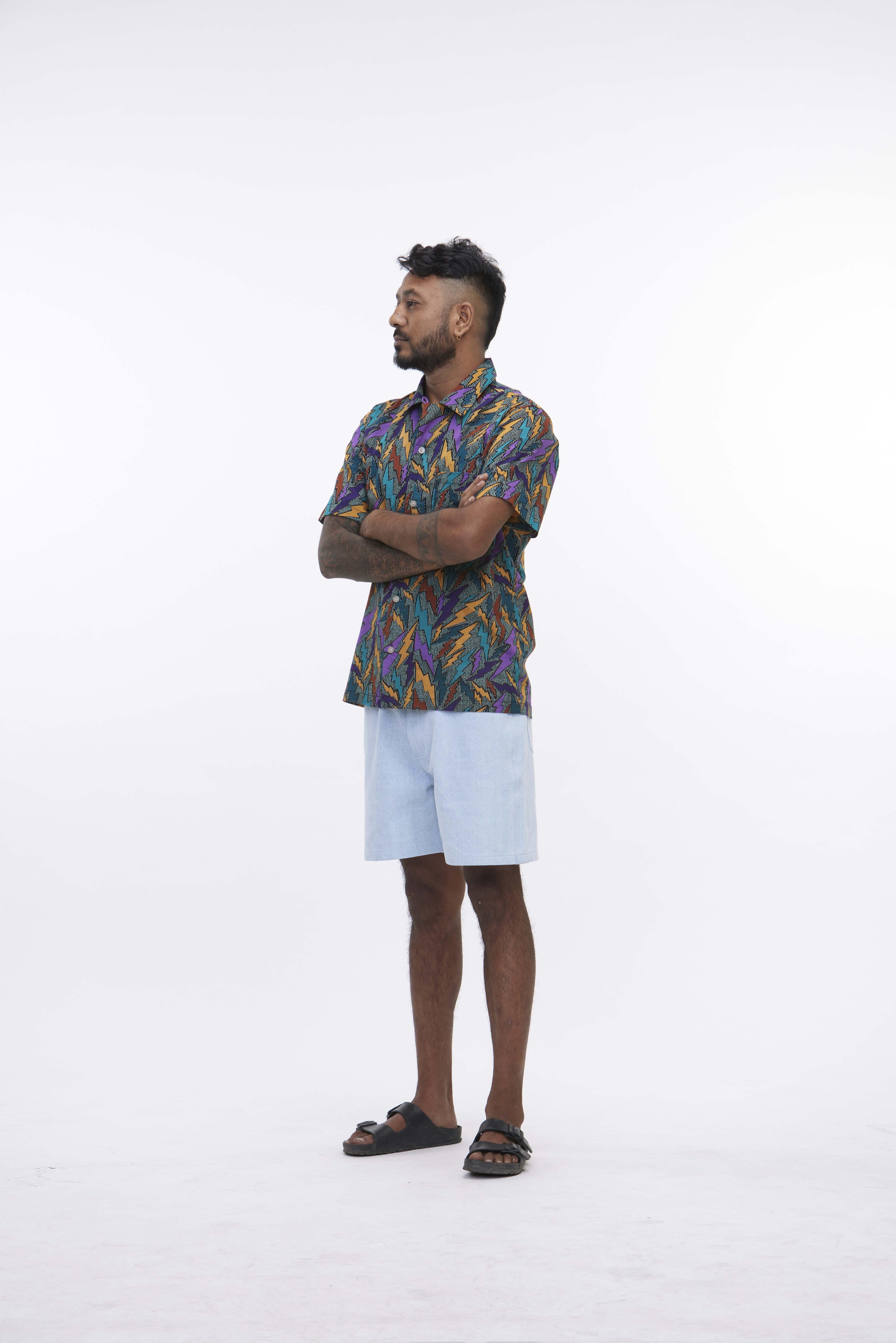 arniko-yama-shorts-light-blue-denim-bio-baumwolle image 6