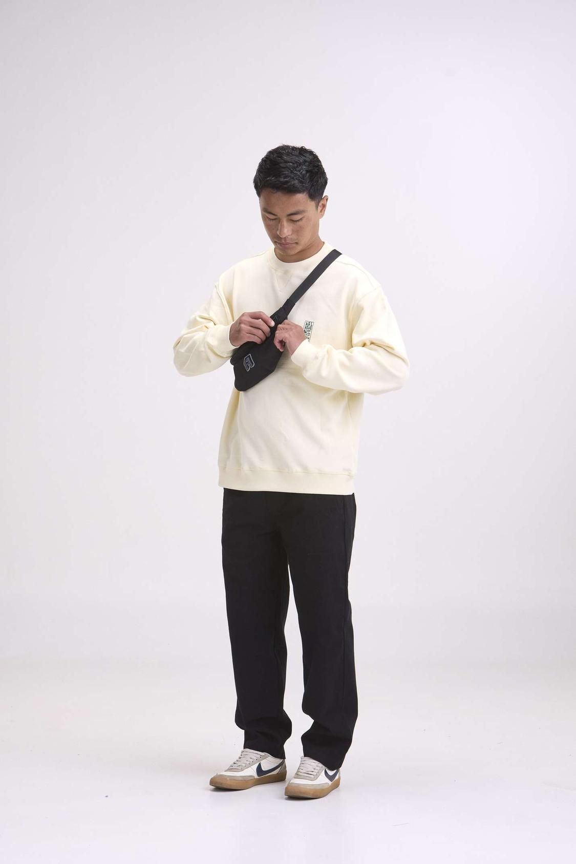 arniko-trikon-fanny-pack-schwarz-nylon-bauchtasche image 2