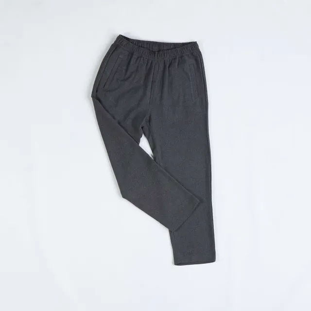 arniko-nigen-hose-schwarz-melange-flanell-bio image 1
