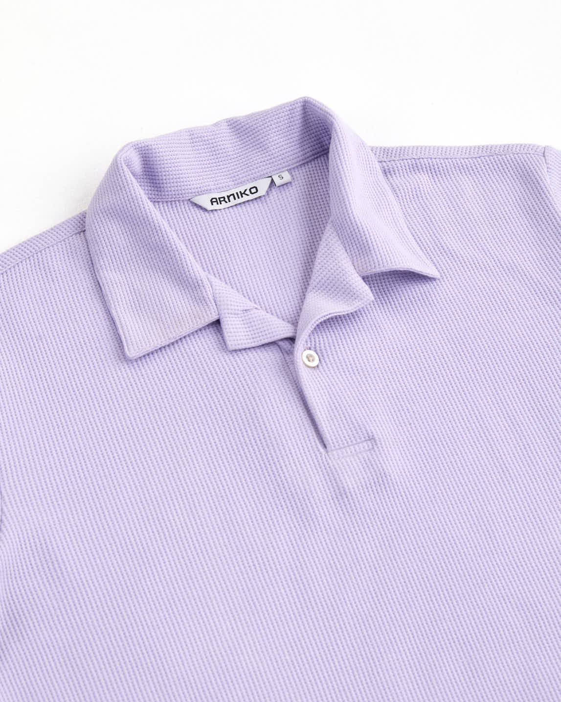 arniko-cricket-cropped-violet-blue-polo-damen-waffle image 2
