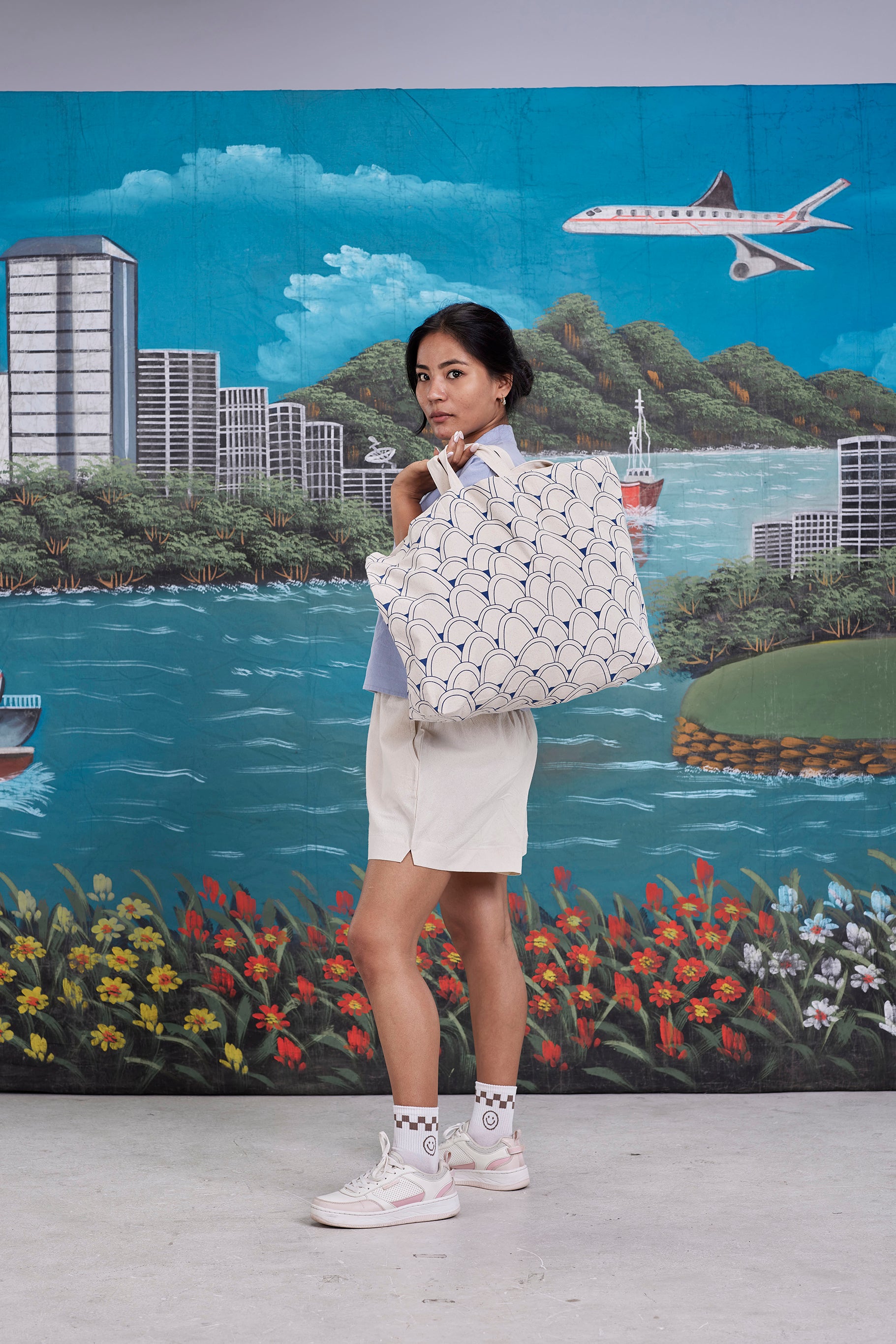 arniko-limestone-off-white-beach-bag-strandtasche image 3