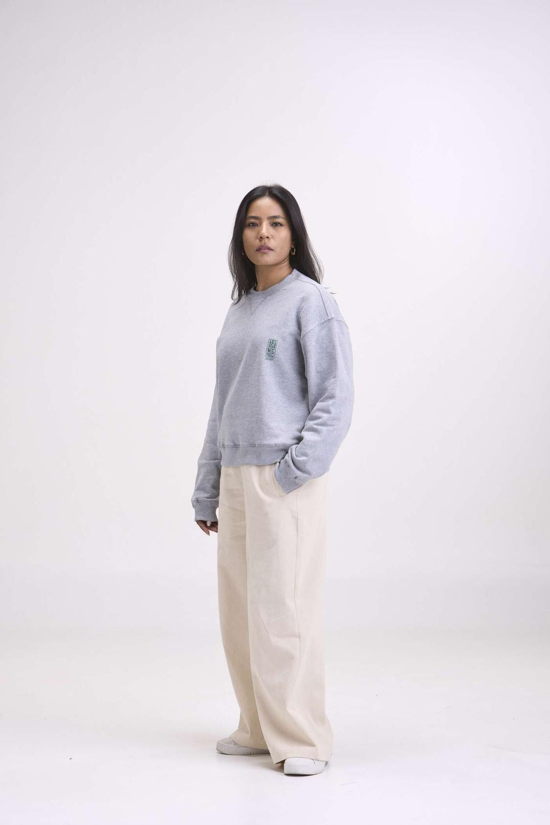 arniko-rosa-hose-twill-off-white-damen-bio-baumwolle image 2