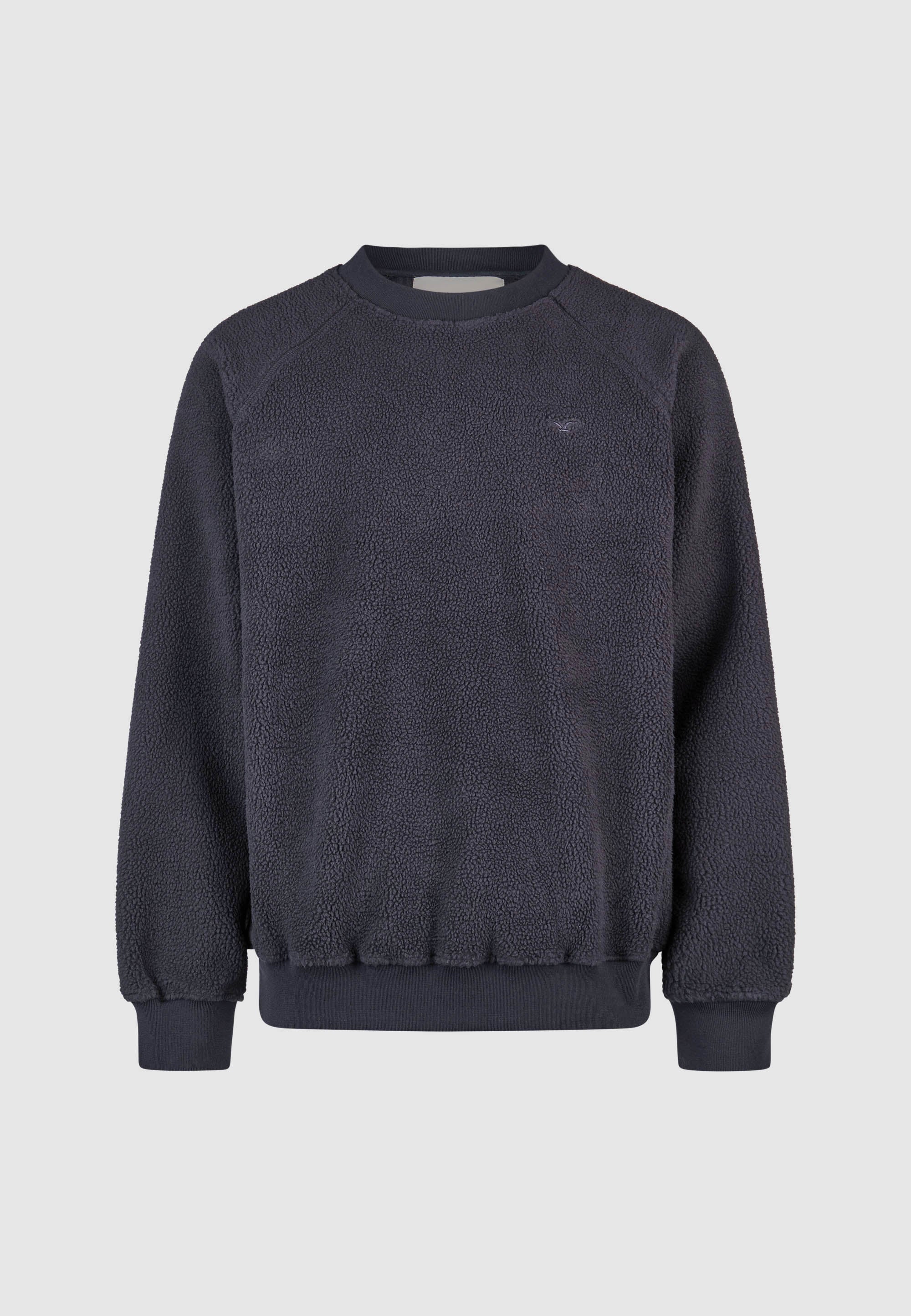 cleptomanicx-flaneur-crewneck-sweatshirt-teddyfleece image 1