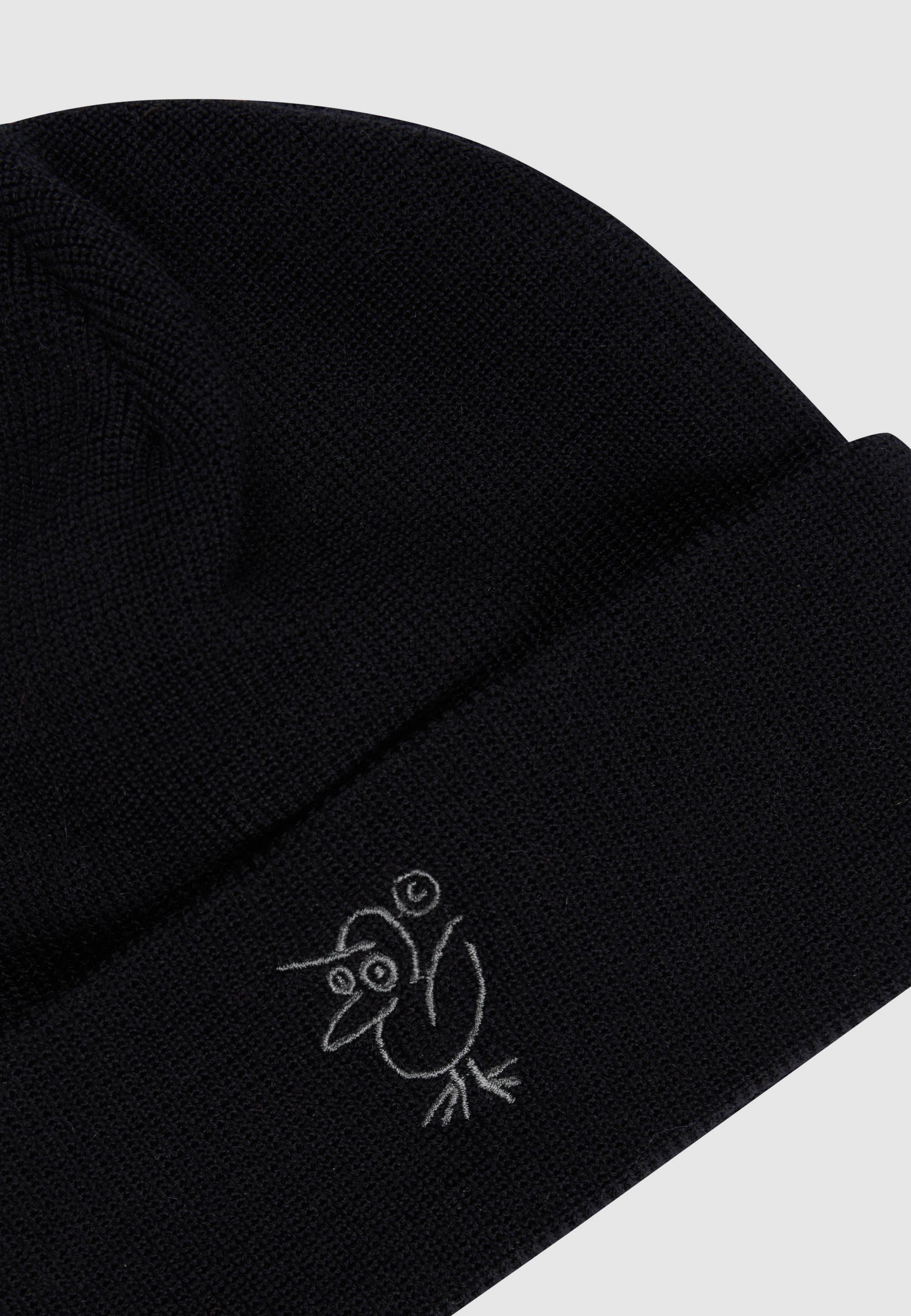 cleptomanicx-gull-beanie-sketch-m-tze-bestickt image 3