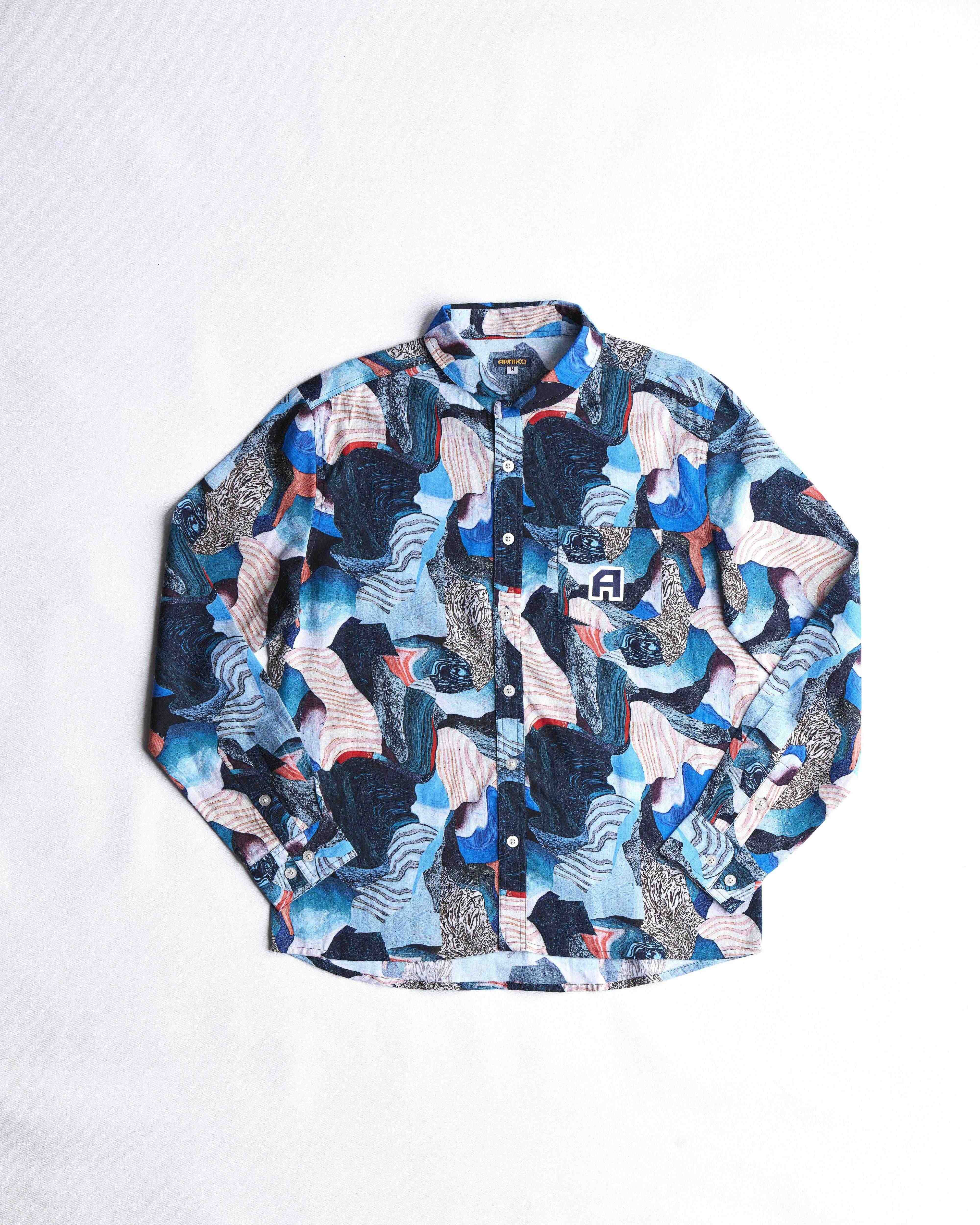 arniko-durga-hemd-marble-herren-livaeco-sommer image 1
