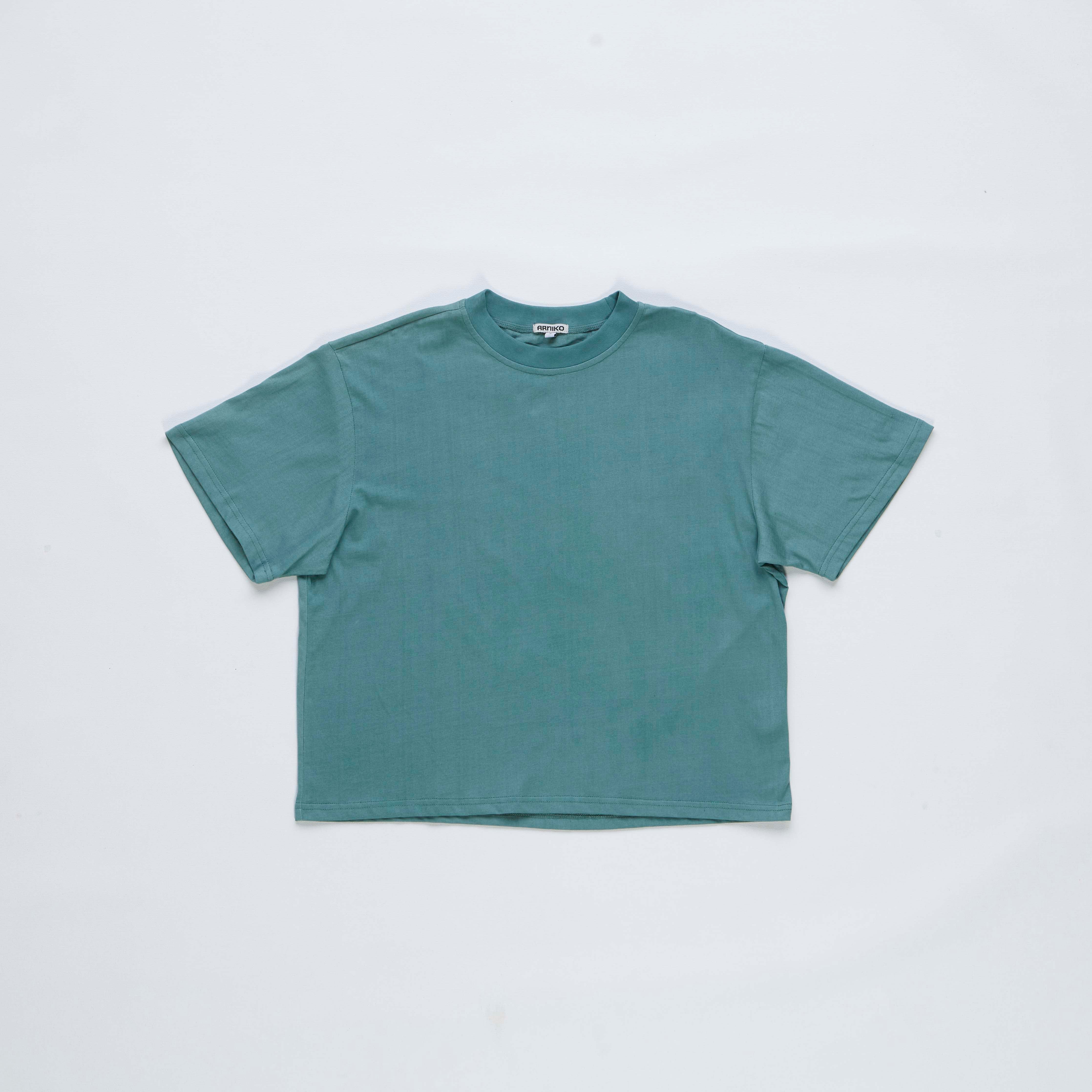 arniko-lisa-t-shirt-mint-blue-bio-baumwolle-damen image 1