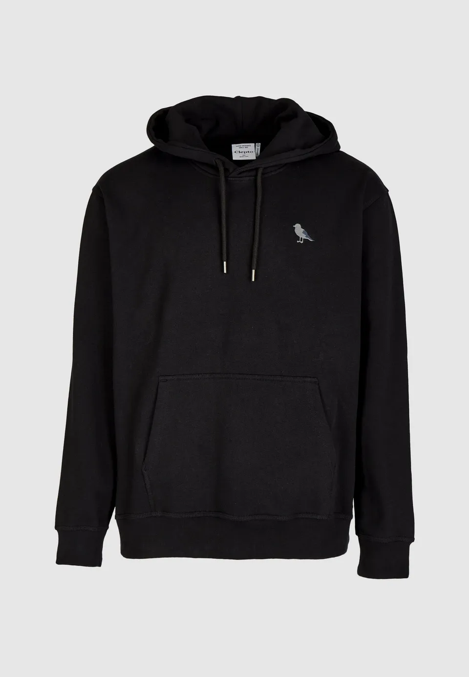 cleptomanicx-embro-gull-mono-hooded-stick-hoodie image 1