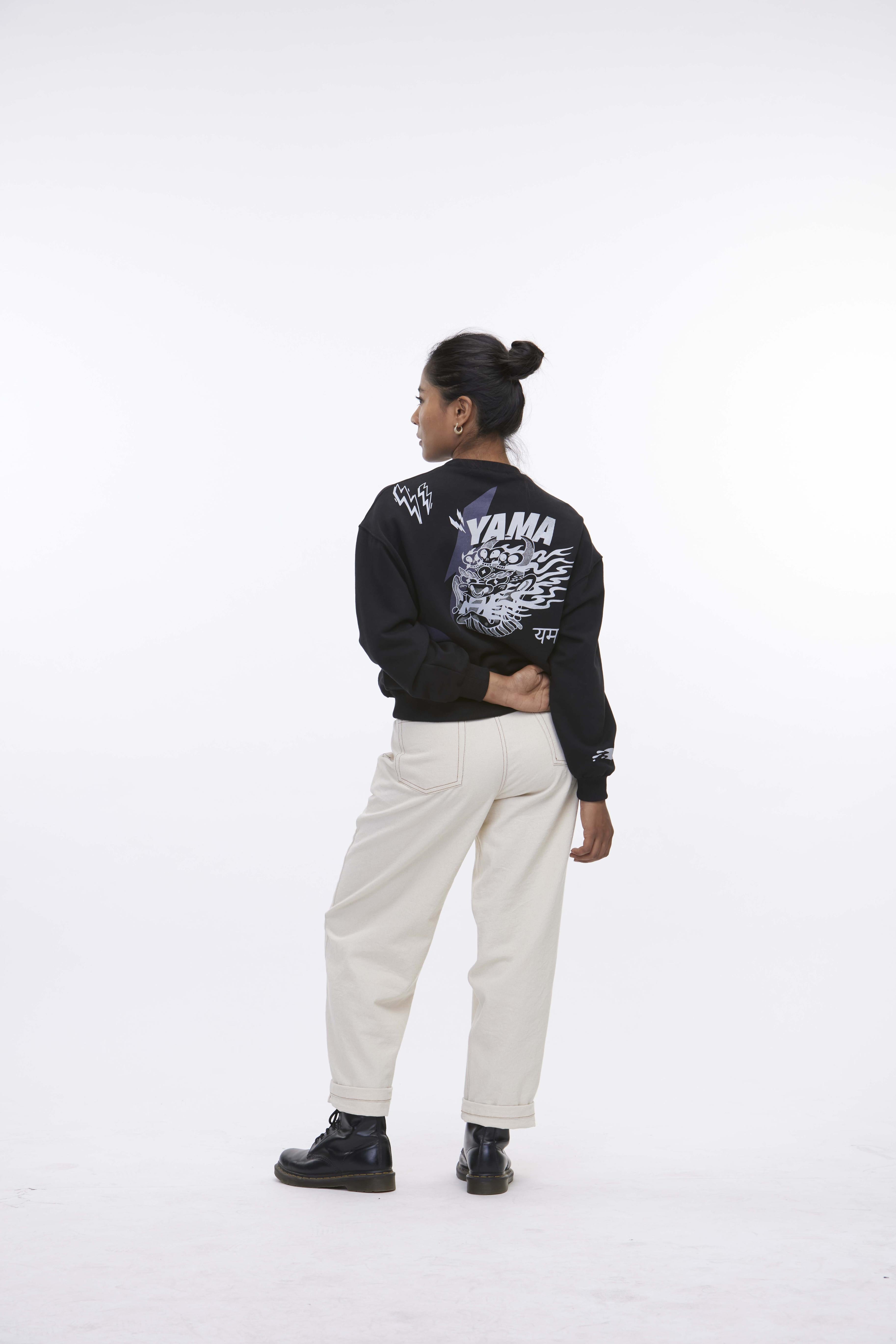 arniko-yama-black-sweater-schwarz-bio-baumwolle image 6