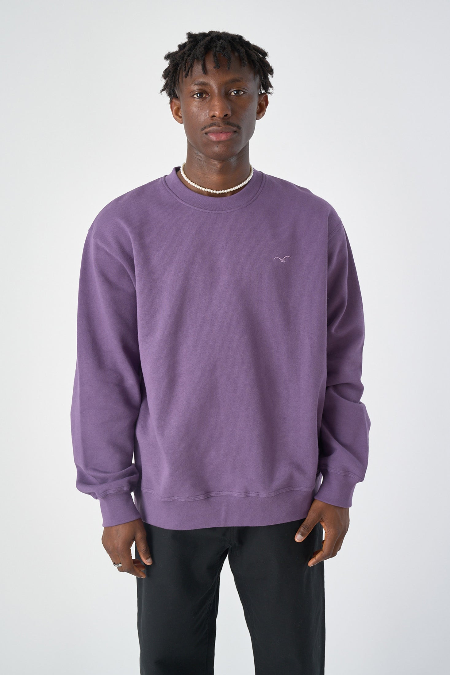 cleptomanicx-ligull-boxy-crewneck-sweatshirt-bio-baumwolle image 3