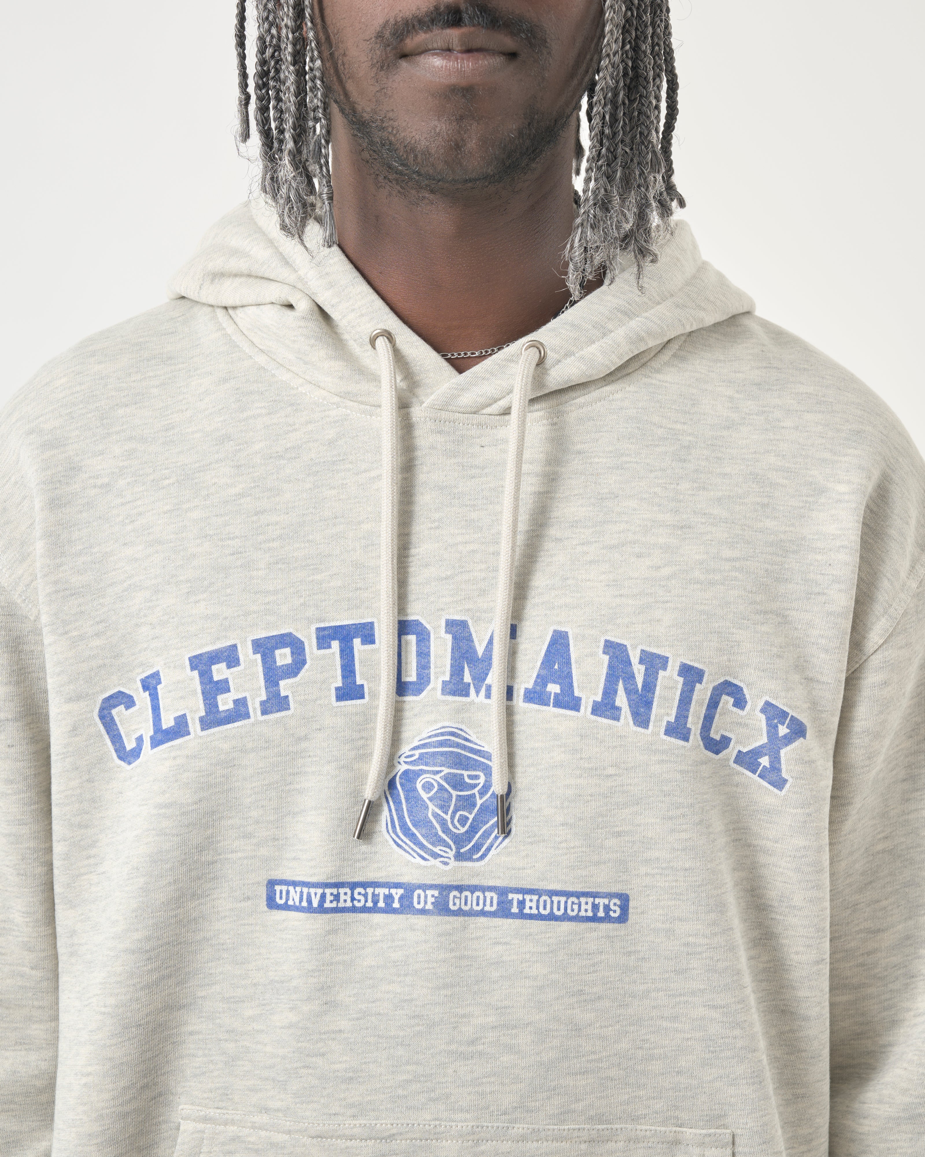 cleptomanicx-uni-hands-graphic-hooded-hoodie-biobaumwolle image 4