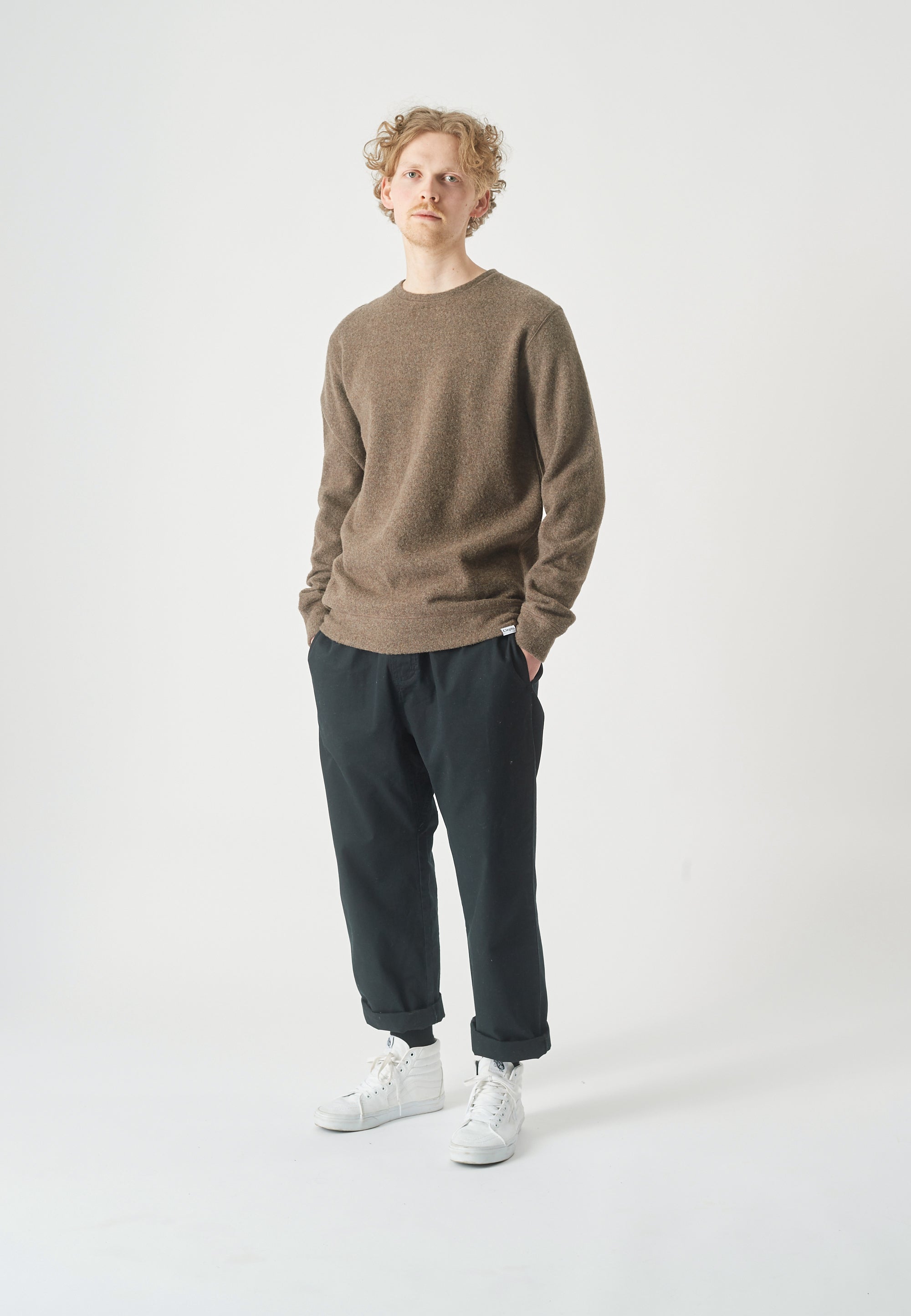 cleptomanicx-noitch-crewneck-sweatshirt-wolle-regular-fit-2 image 2