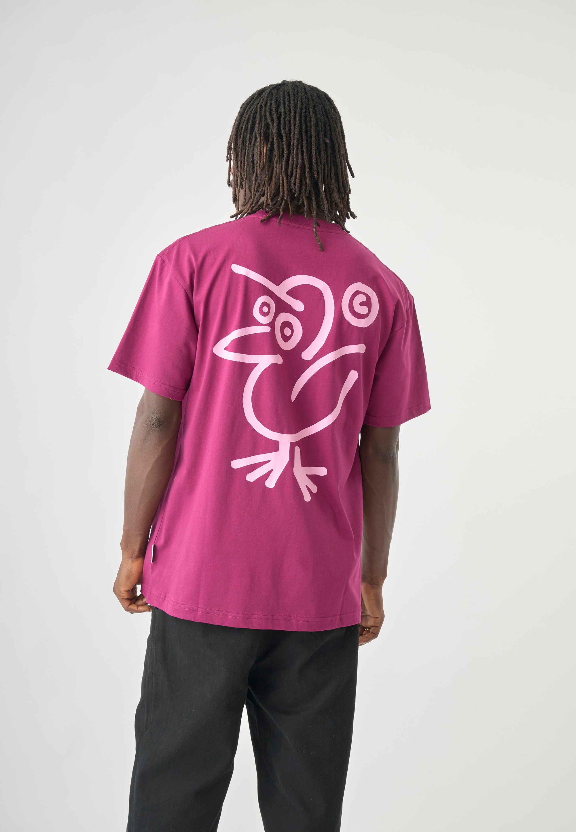 cleptomanicx-sketch-gull-boxy-tee-t-shirt-bio image 2