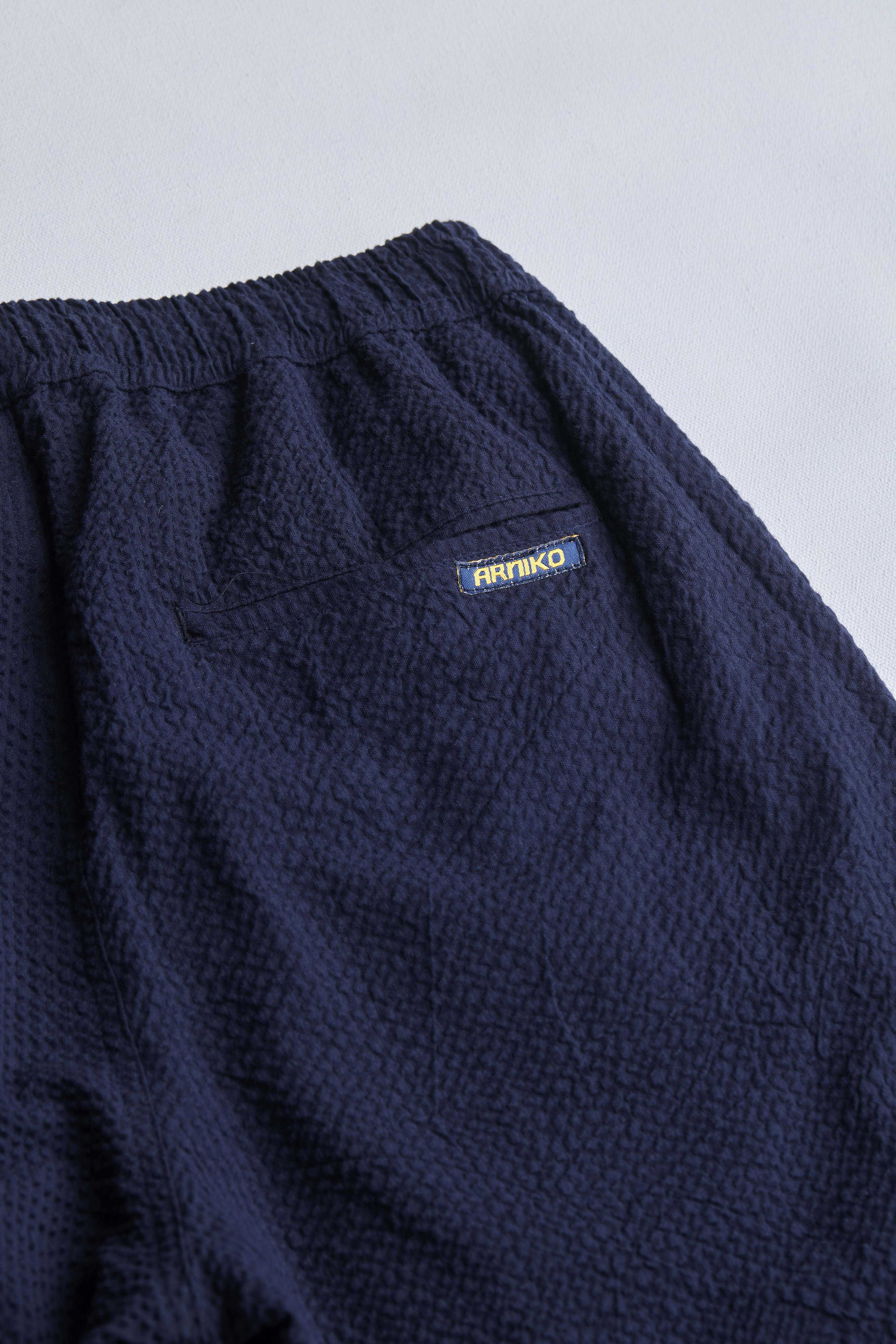 arniko-nigen-navy-seersucker-hose-bio-baumwolle image 3