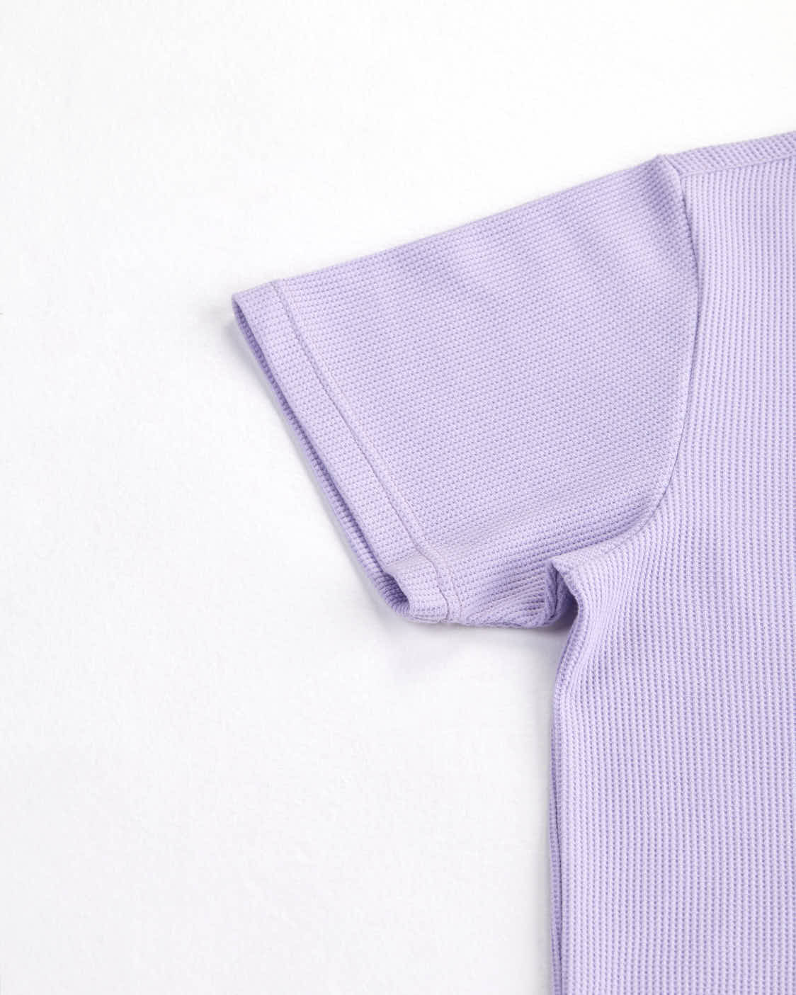 arniko-cricket-cropped-violet-blue-polo-damen-waffle image 3