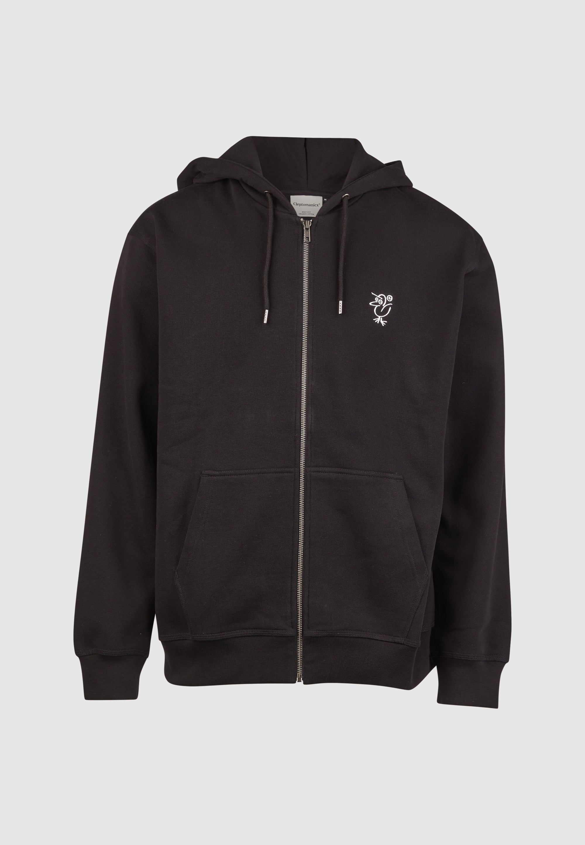 cleptomanicx-sketch-gull-hooded-zipper-kapuzenjacke-m-biobaumwolle image 2