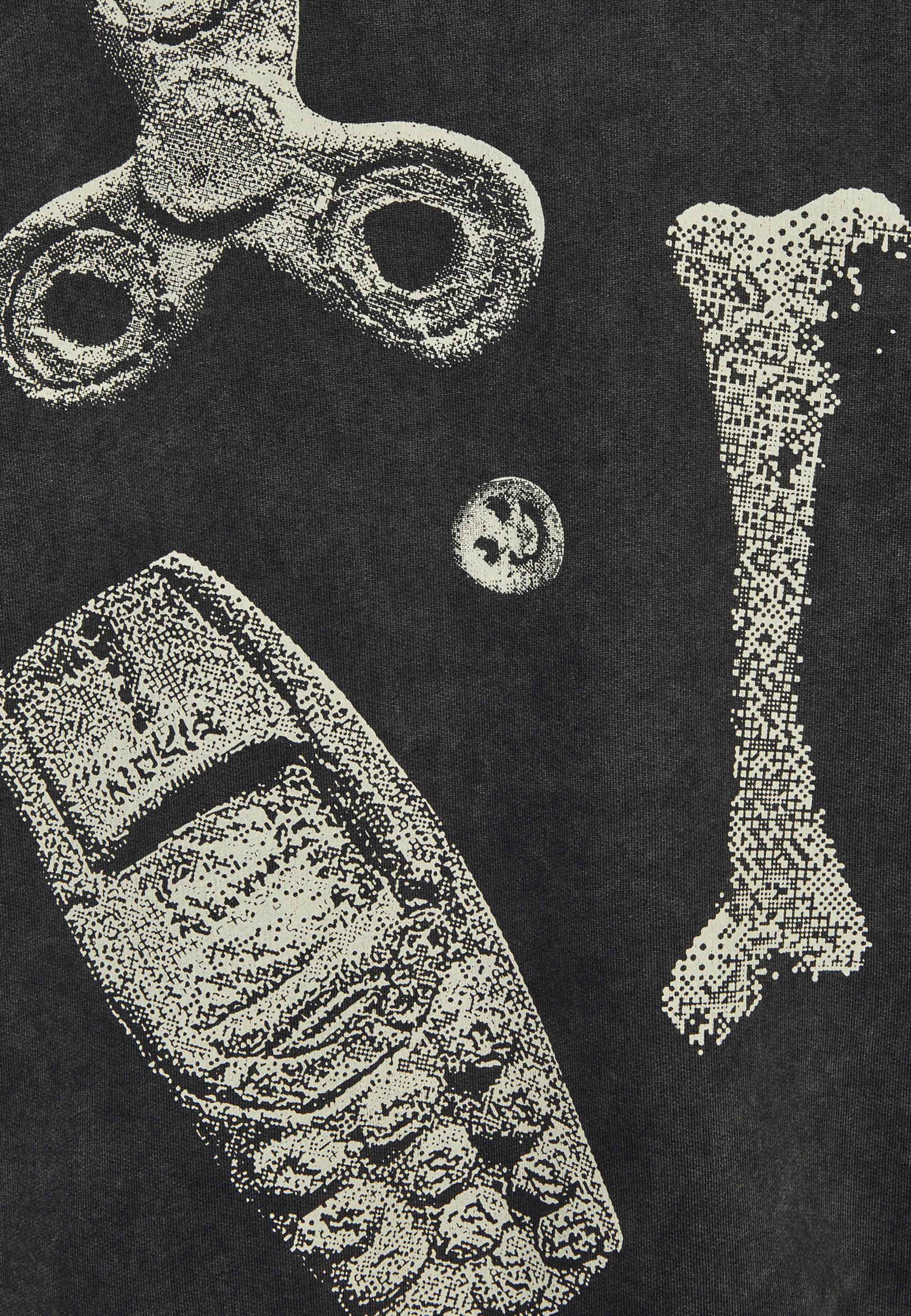 cleptomanicx-artefacts-hooded-hoodie-biobaumwolle-print image 6