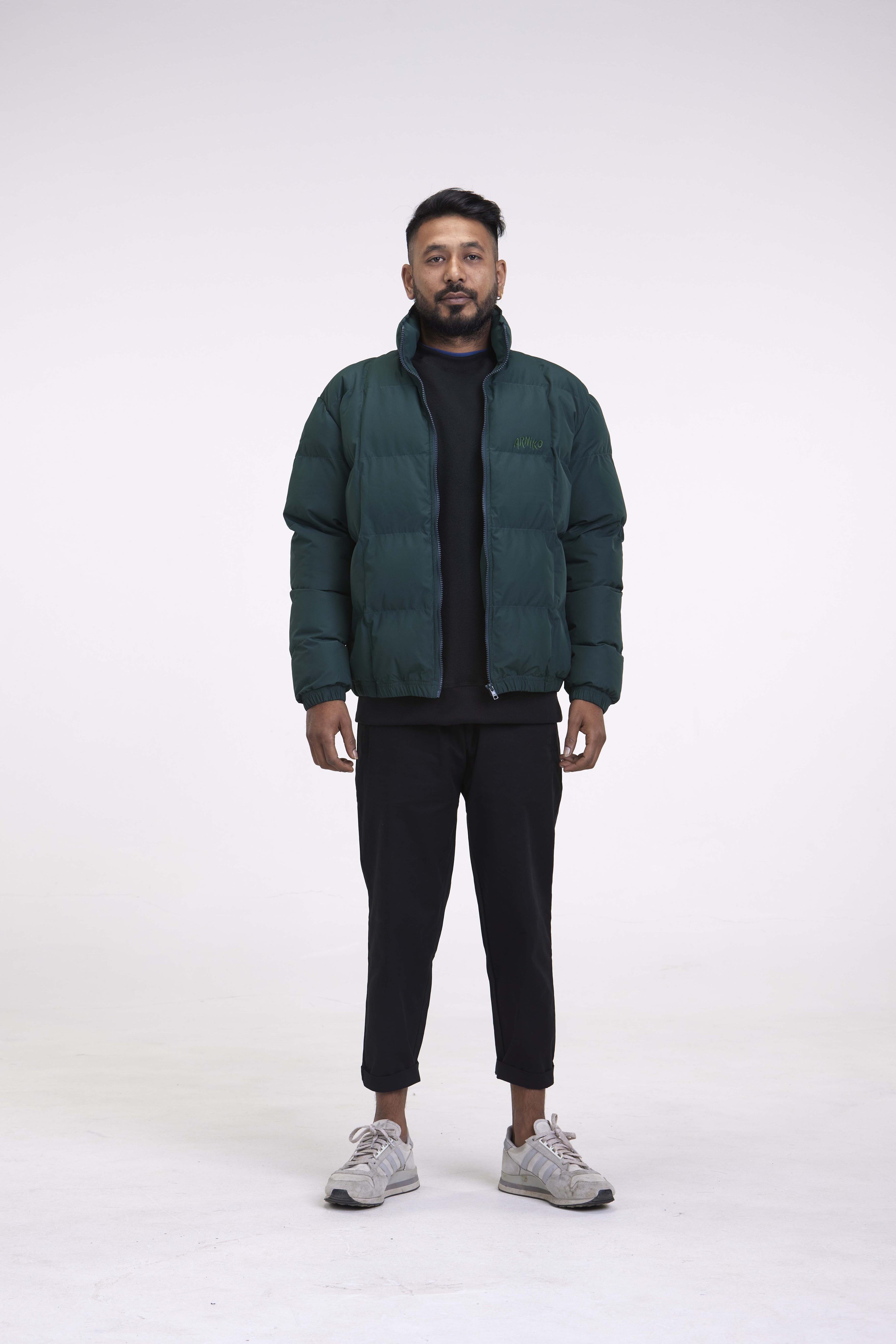 arniko-anil-green-ripstop-jacke-wasserabweisend image 3
