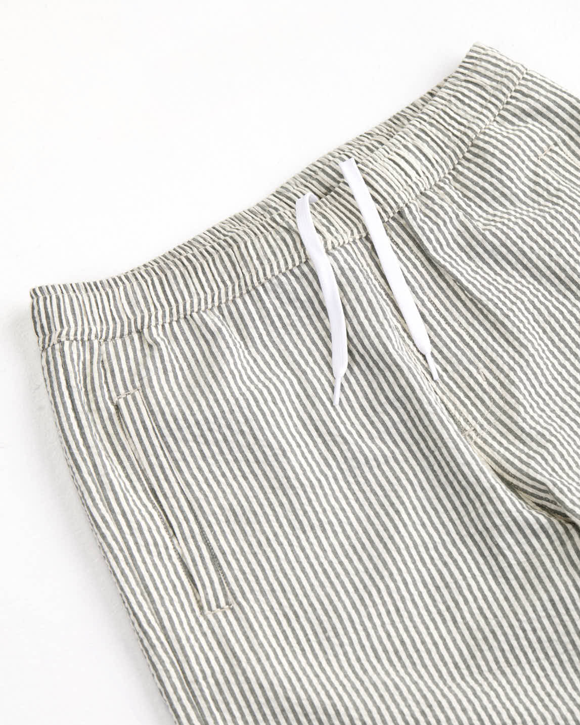arniko-nigen-hose-damen-gr-n-wei-seersucker-bio-baumwolle image 2