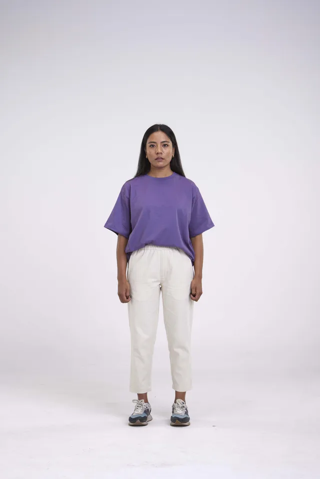 arniko-lisa-grape-t-shirt-damen-schulterfrei image 1