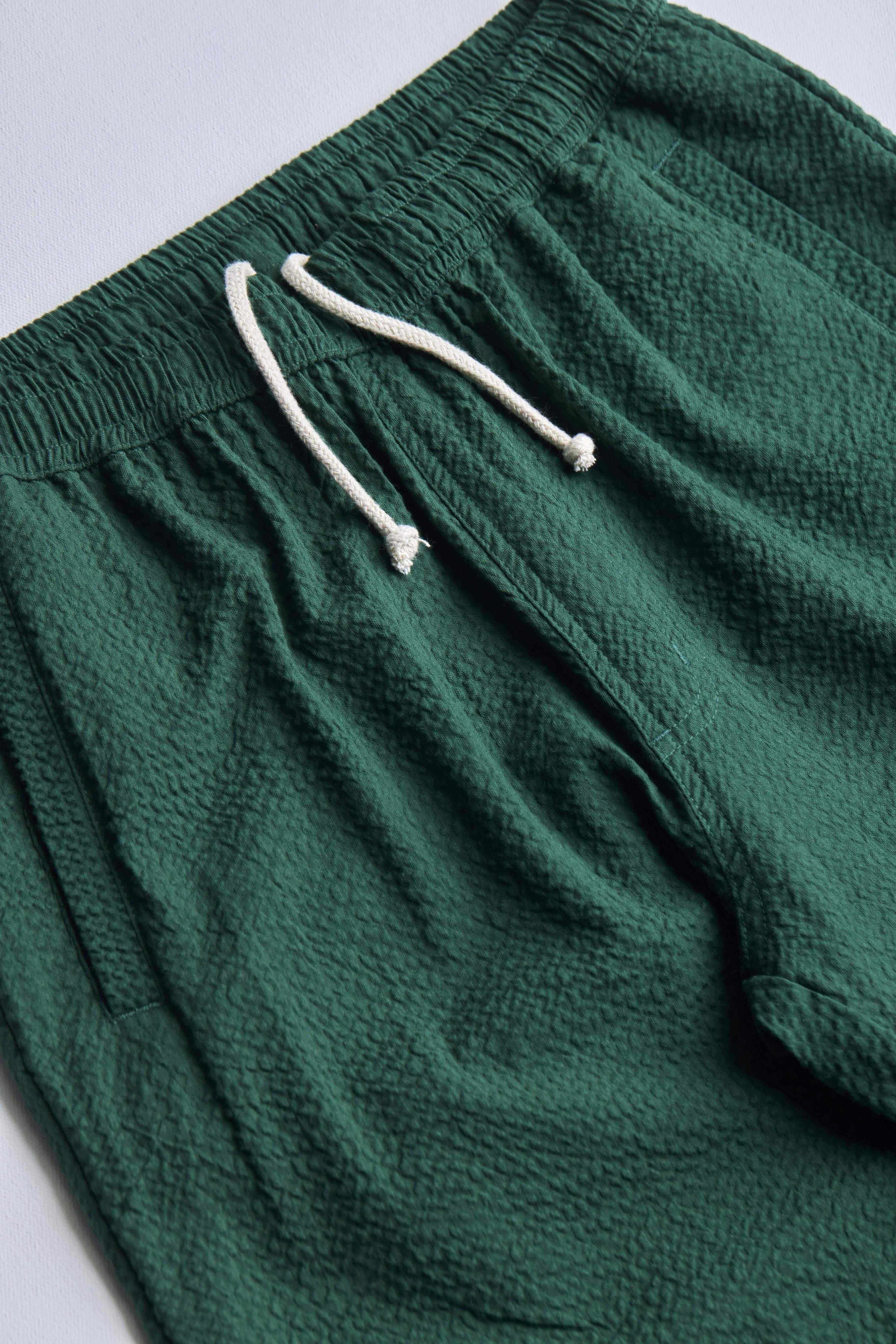 arniko-salome-hose-green-seersucker-damen-bio-baumwolle image 4