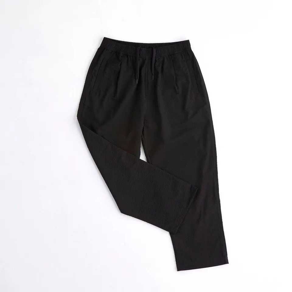 arniko-sanjai-black-seersucker-hose-schwarz-bio image 1