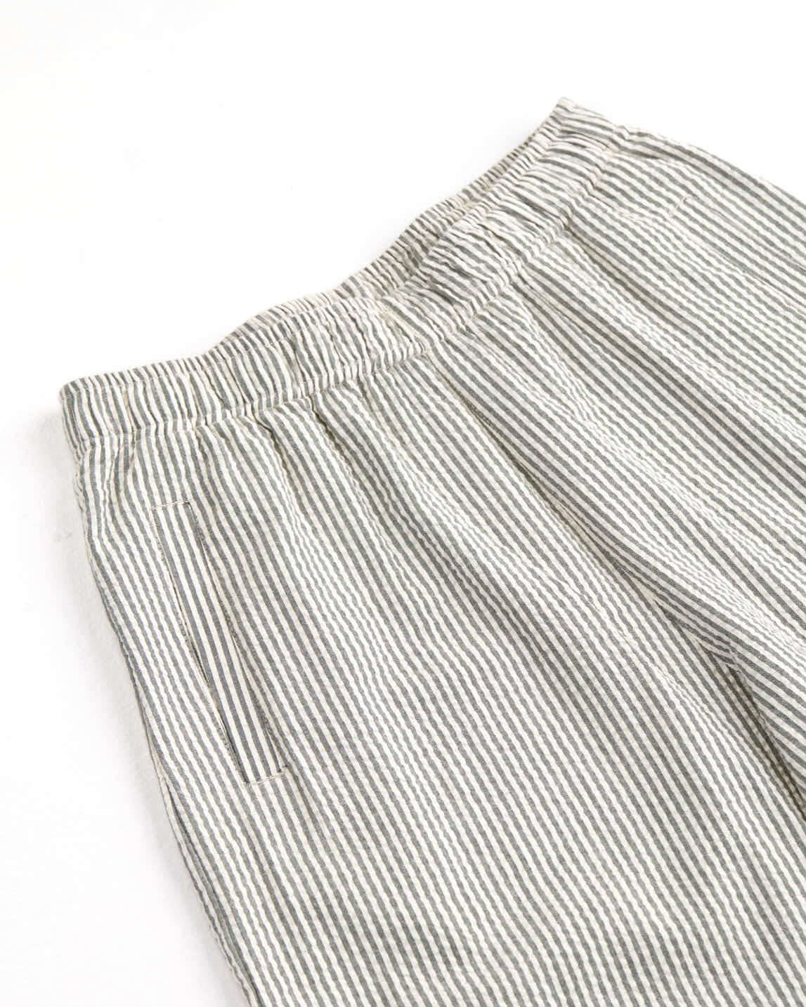 arniko-rosa-hose-gr-n-wei-seersucker-damen-weit-bio image 3