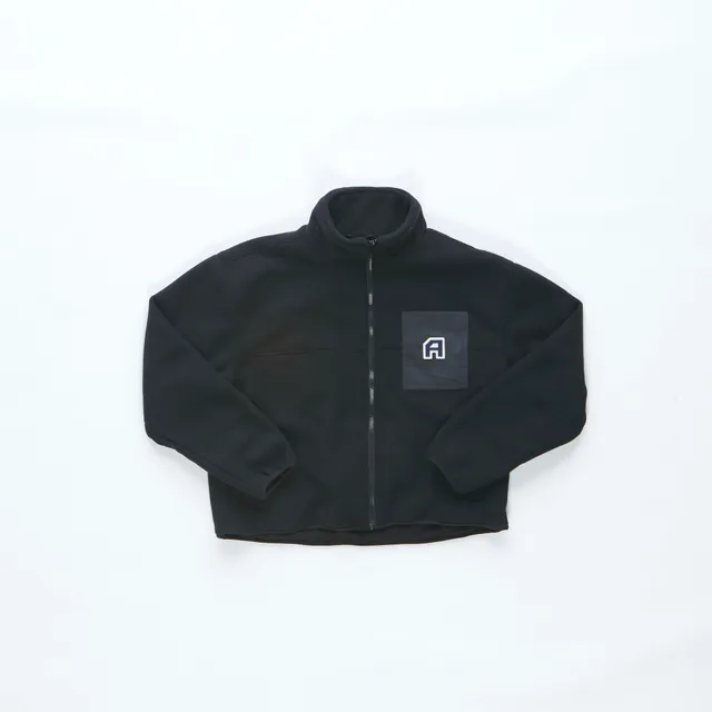 arniko-sandhya-jacke-schwarz-damen-recyceltes-pet image 1