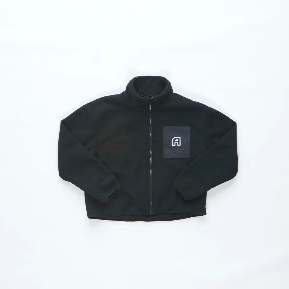 arniko-sandhya-jacke-schwarz-damen-recyceltes-pet image 1