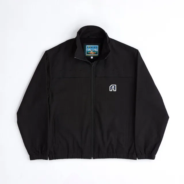 arniko-paolo-jacke-schwarz-seersucker-bio-baumwolle image 1