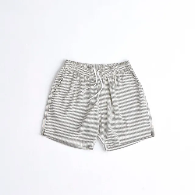 arniko-rishi-green-white-shorts-seersucker-retro image 1