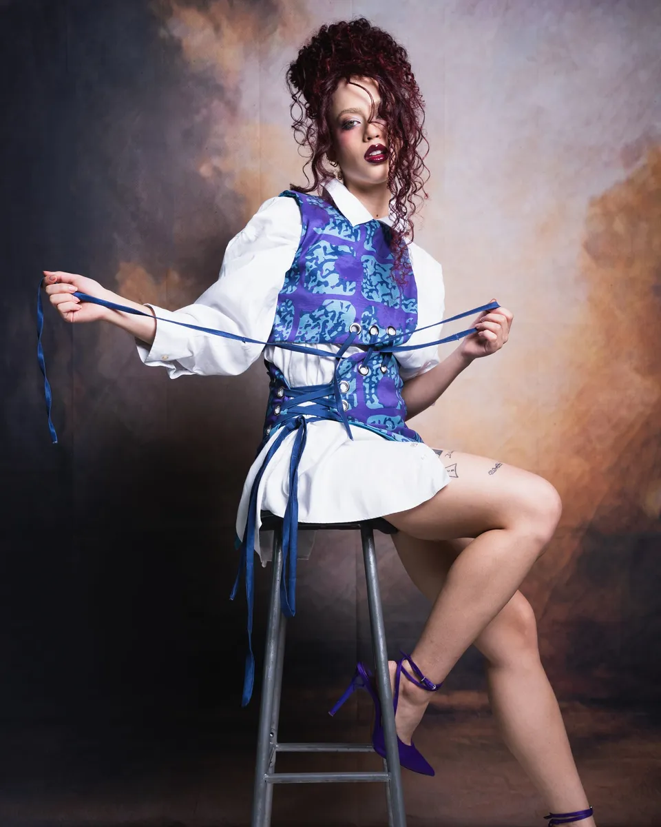 bloomers-1818-accessoire-tafeta-gemustert-xs image 1