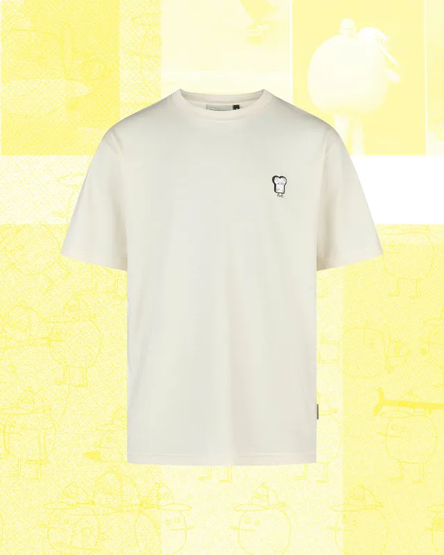 cleptomanicx-toast-classic-tee-t-shirt-stickerei-bio-baumwolle image 1