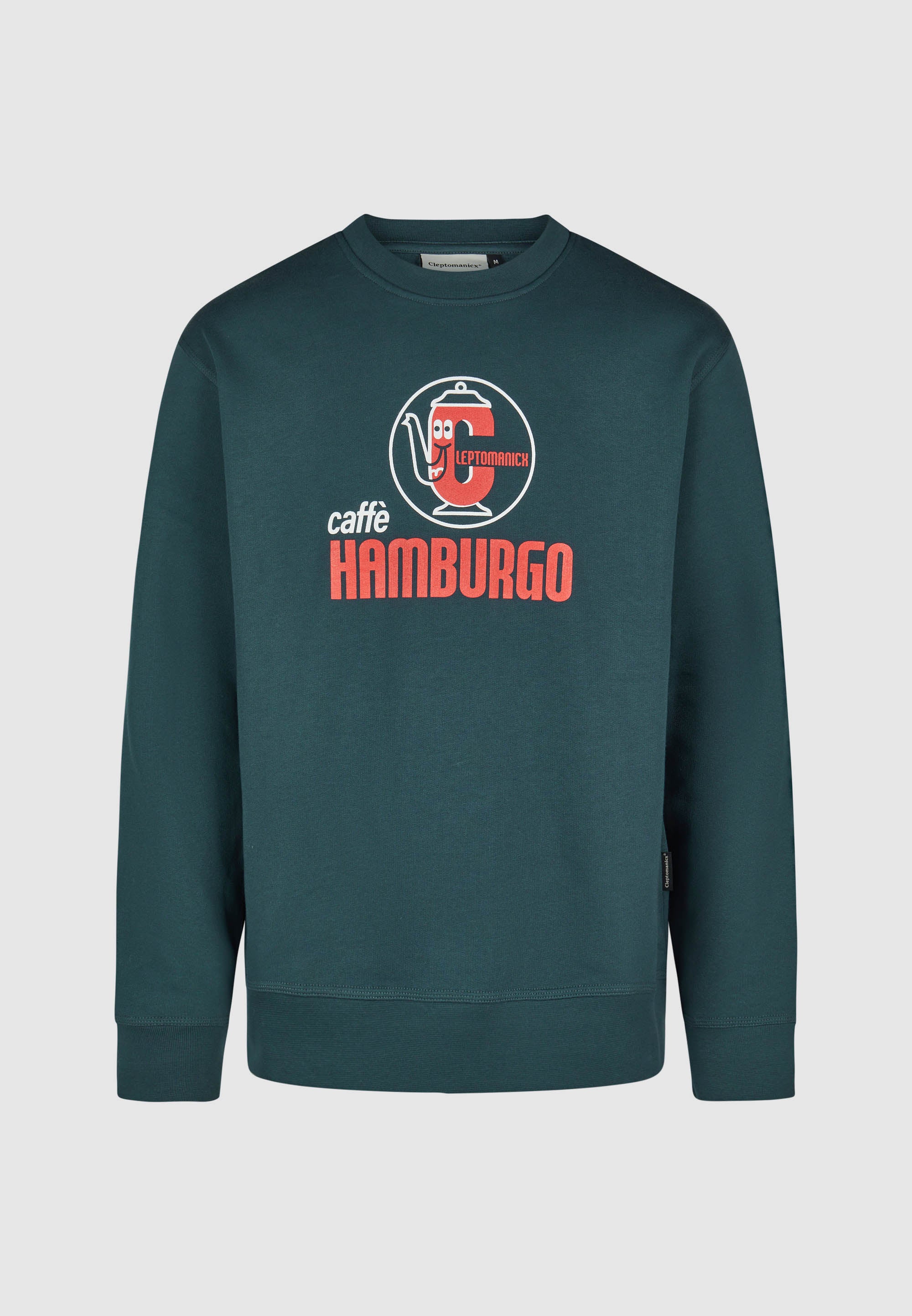 cleptomanicx-caffe-classic-crewneck-sweatshirt-biobaumwolle image 1