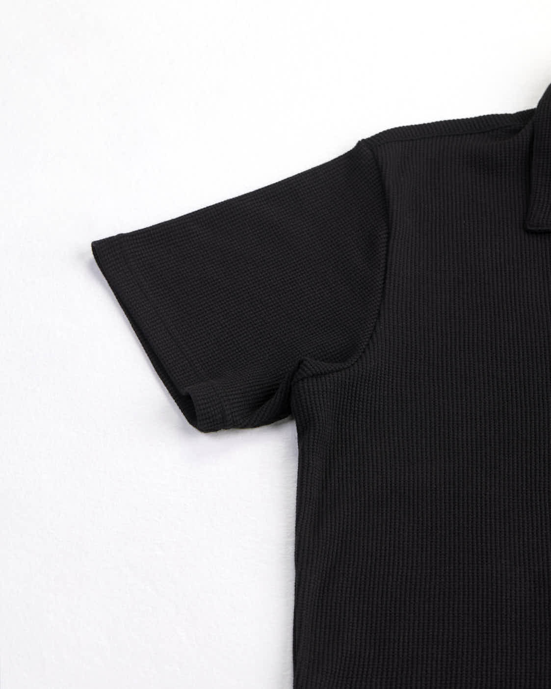 arniko-shirts-polo-cricket-cropped-poloshirt-schwarz image 3