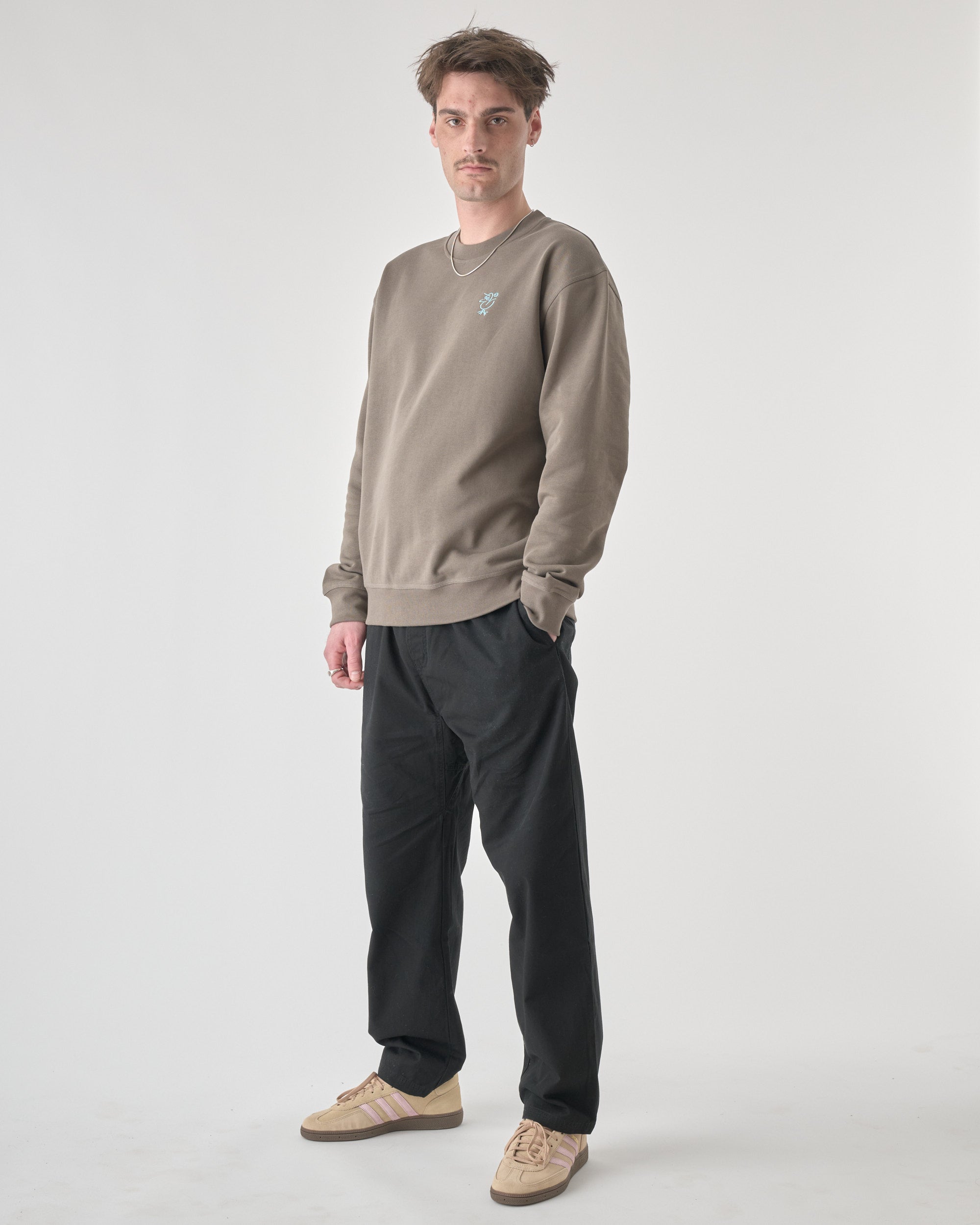 cleptomanicx-sketch-gull-crewneck-sweatshirt-m-bio-baumwolle image 3