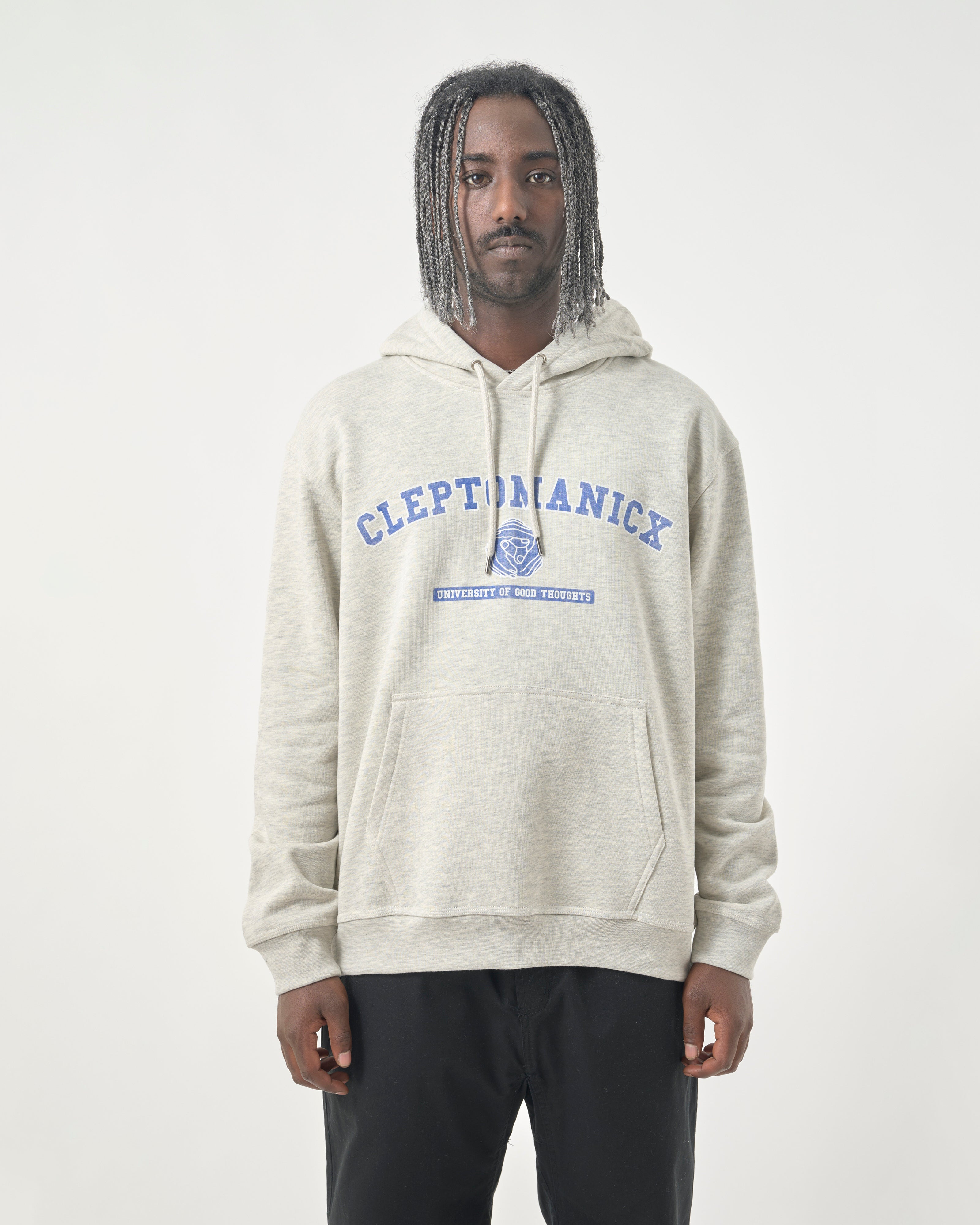 cleptomanicx-uni-hands-graphic-hooded-hoodie-biobaumwolle image 3