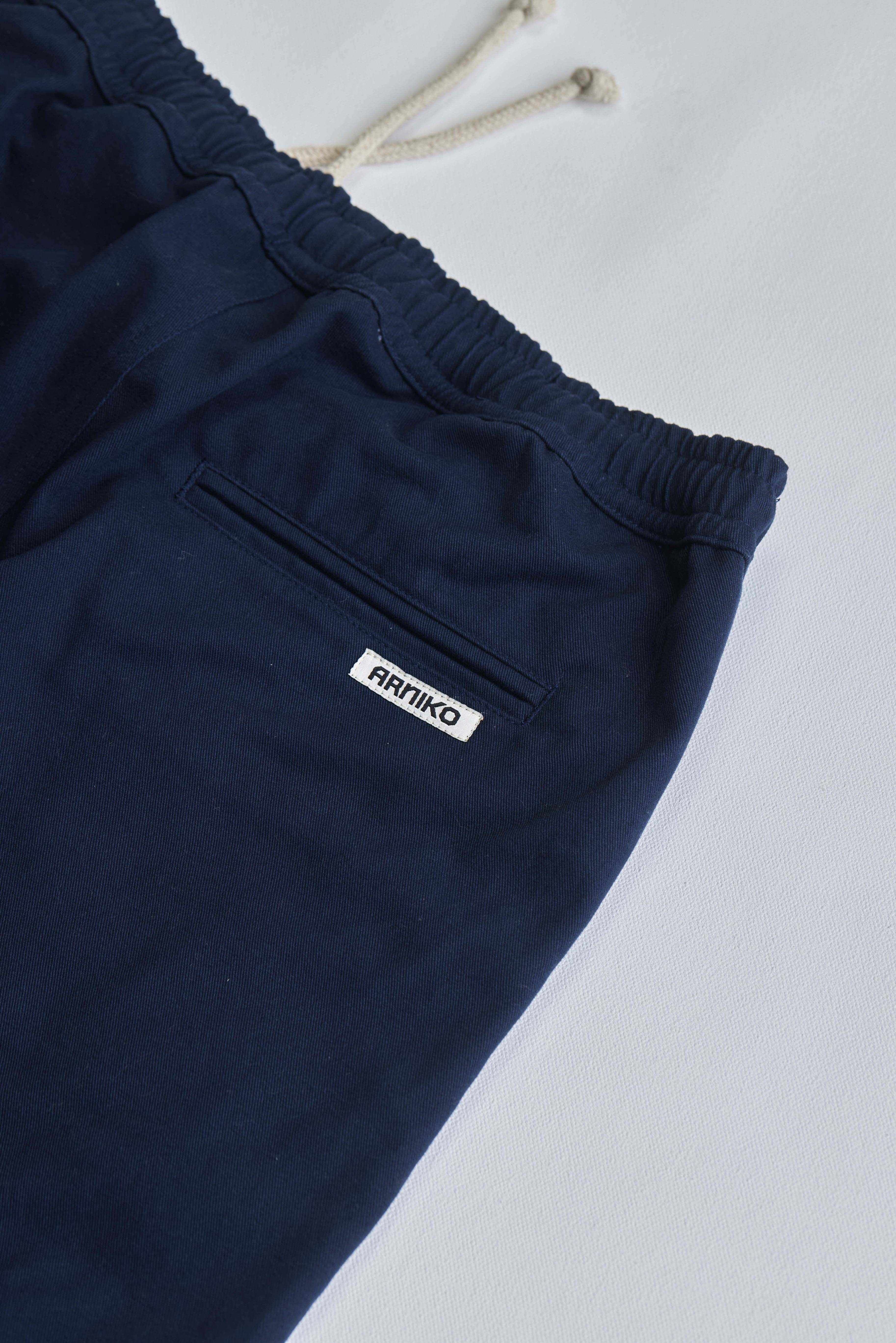 arniko-pants-nigen-navy-twill-hose-bio-baumwolle-unisex image 4