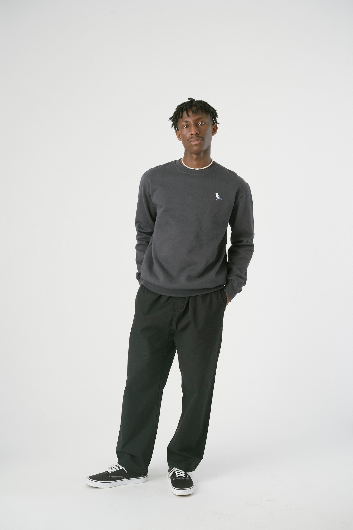 cleptomanicx-embro-gull-regular-crewneck-sweatshirt-bio-2 image 2