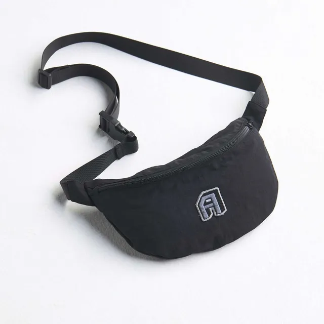arniko-trikon-fanny-pack-schwarz-nylon-bauchtasche image 1