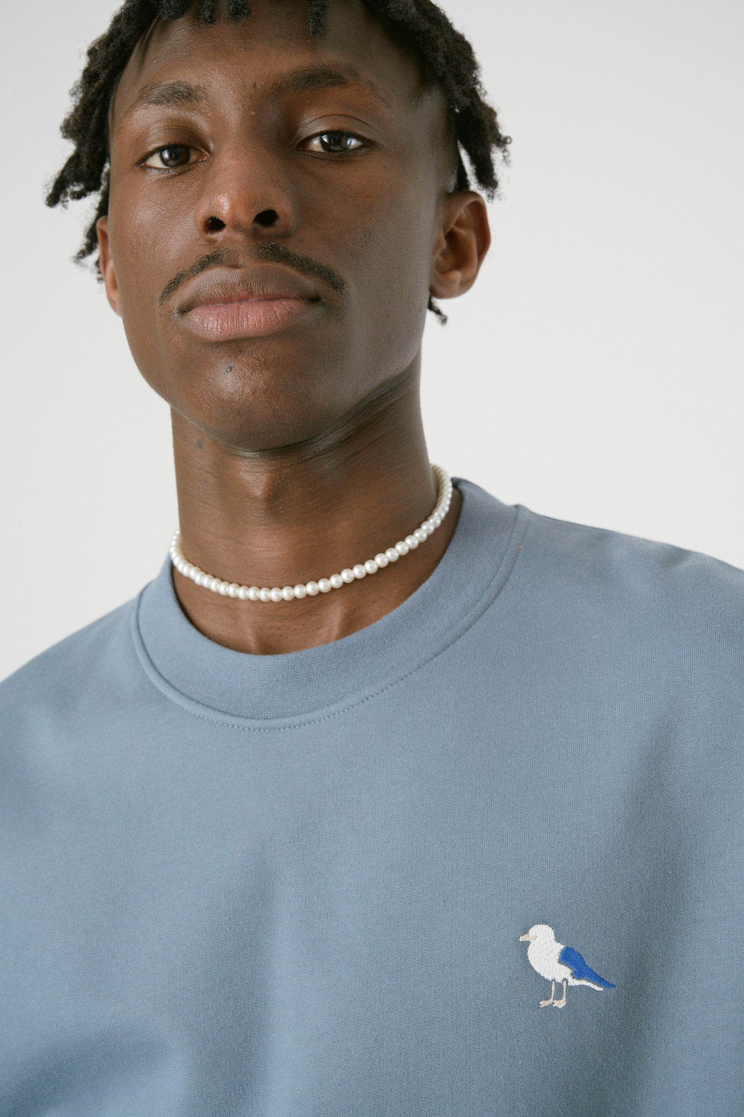 cleptomanicx-embro-gull-regular-crewneck-sweatshirt-bio-baumwolle image 2