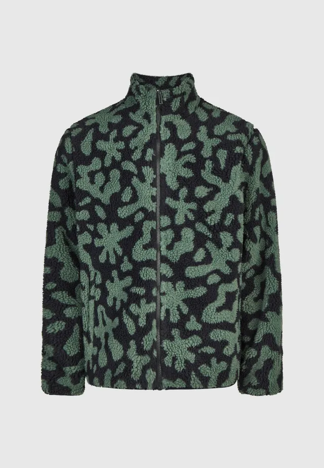 cleptomanicx-oh-shit-sherpa-fleecejacke-allover-m image 1