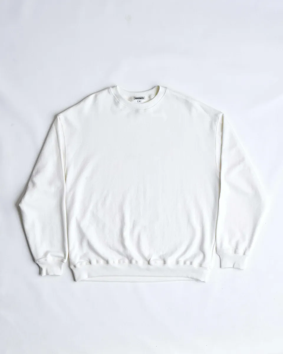 arniko-sweaters-club-off-white-pullover-bio-baumwolle image 1